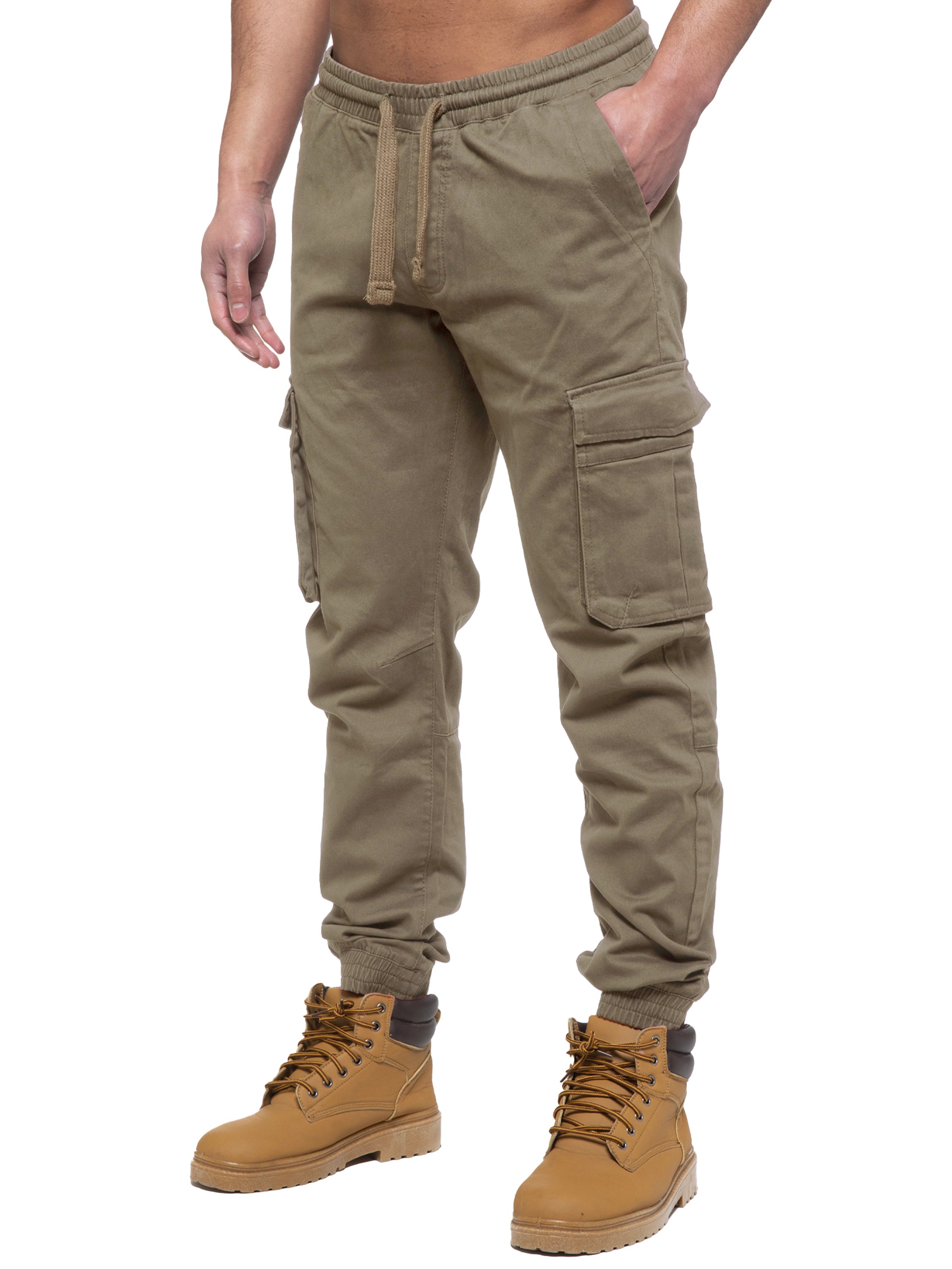 Enzo | Mens Cargo Jogger Jeans