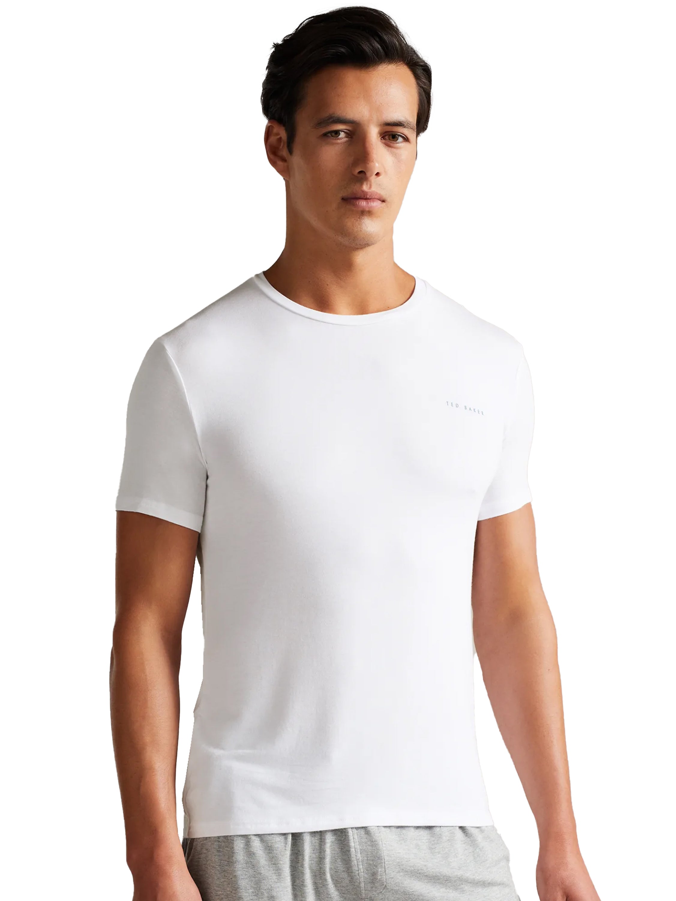 Ted Baker | Mens Solid Modal T-Shirt - Peacok