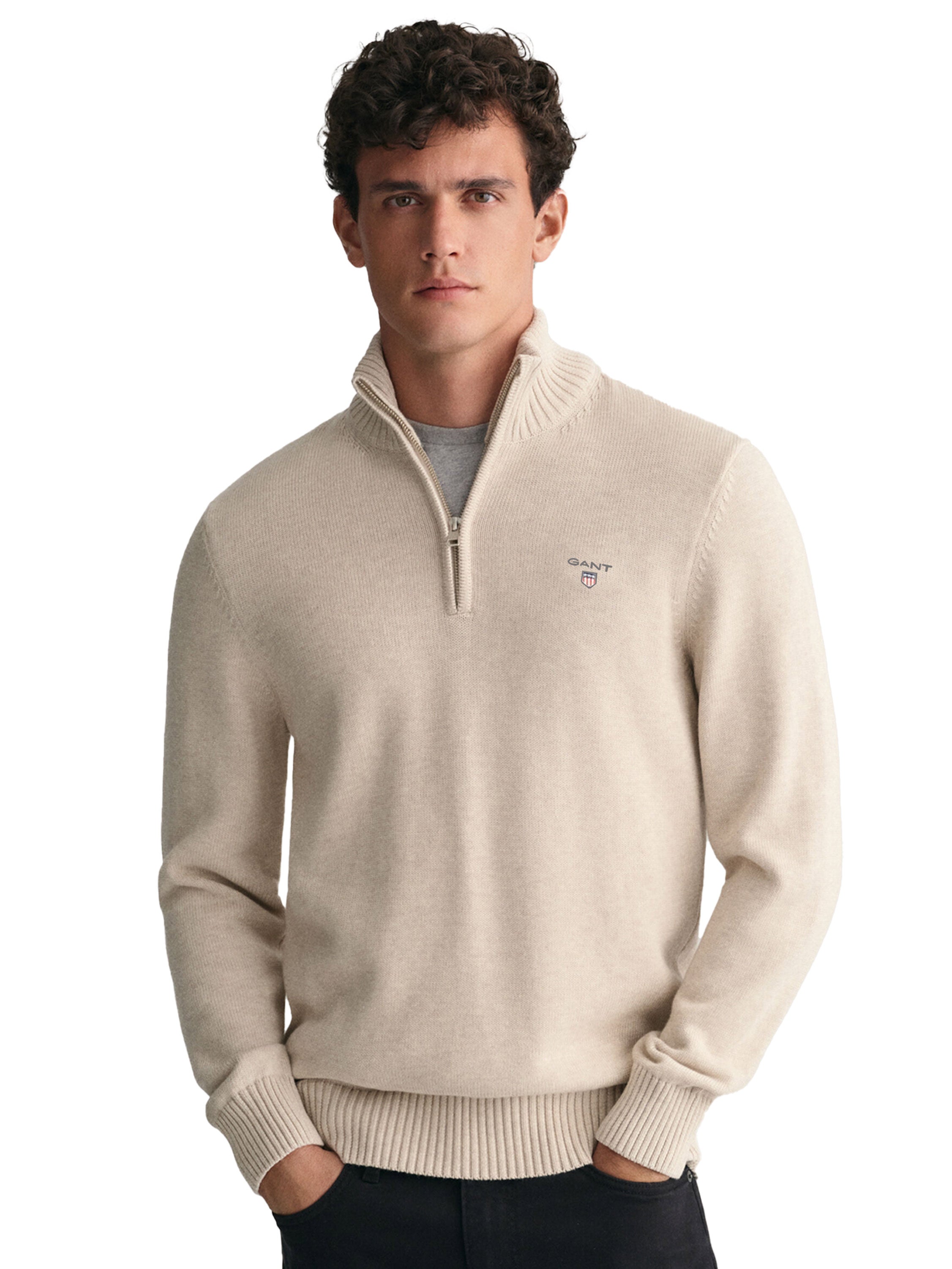 gant | mens half zip sweatshirt