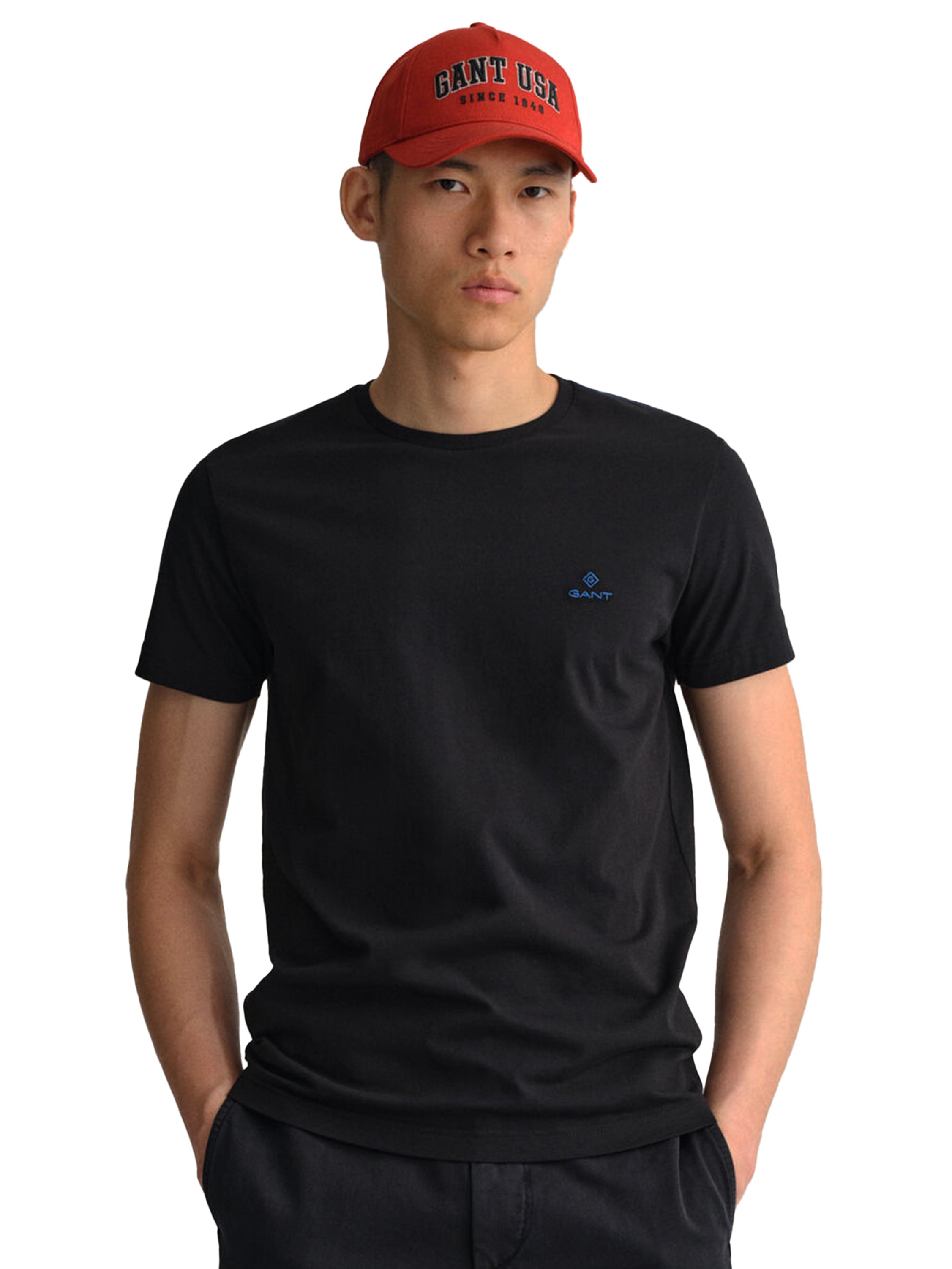 Gant Contrast Logo | Mens Crew Neck T-Shirt