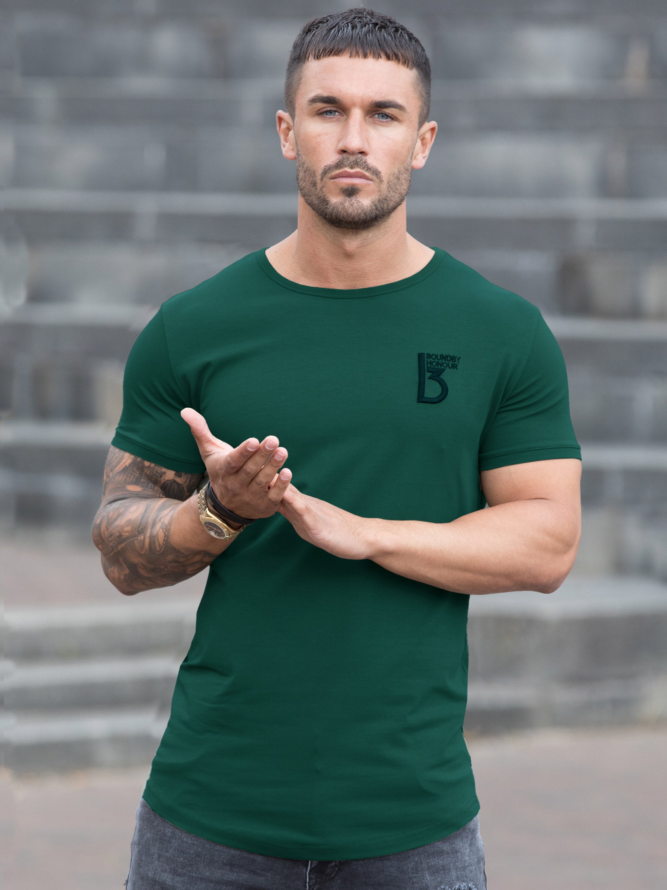 BH Men's Branded Short Sleeve Athletic T-shirt | Bound By Honour