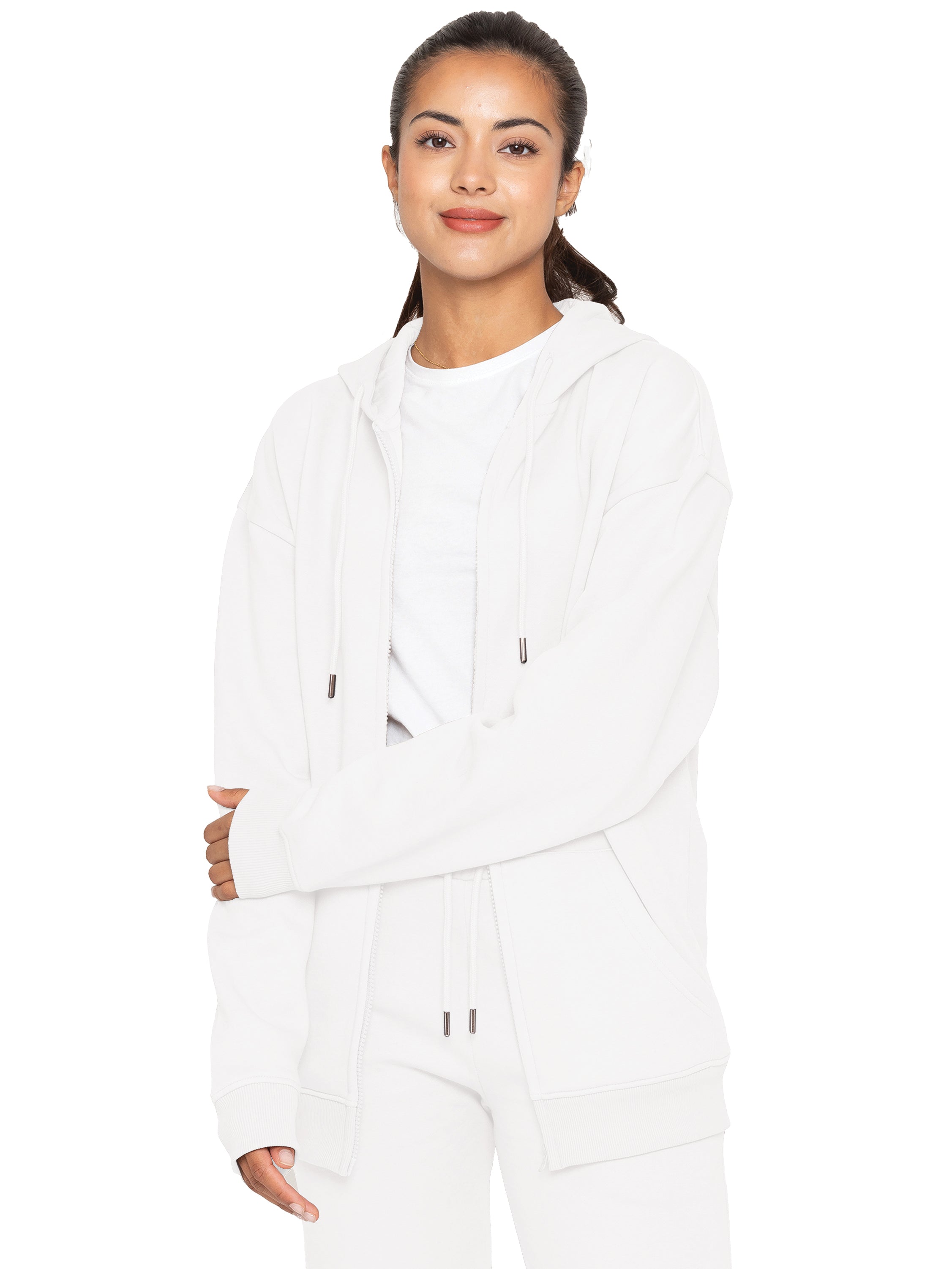 Enzo | Womens Oversized Zipped Hoodie