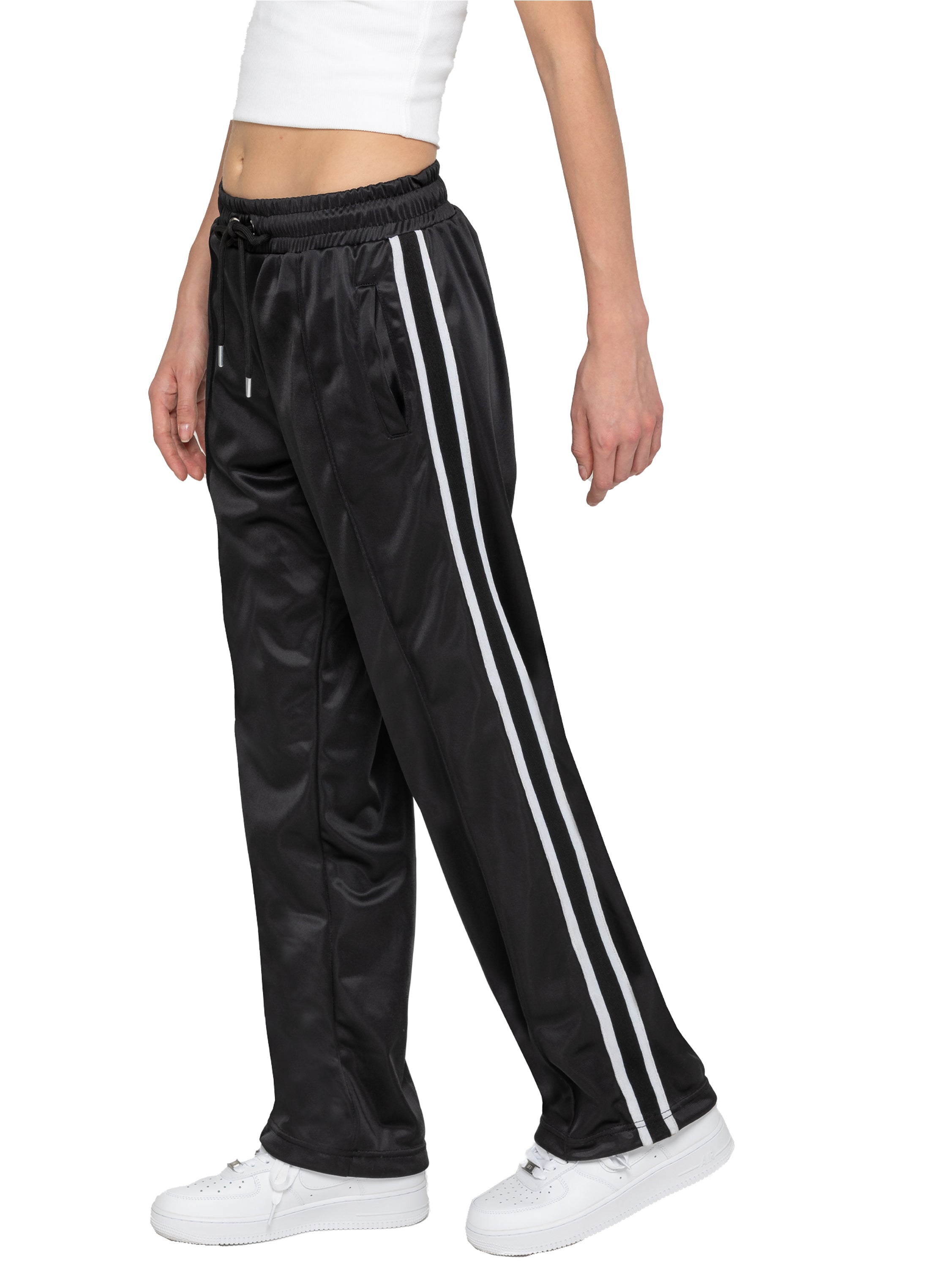 Enzo | Womens Striped Trousers