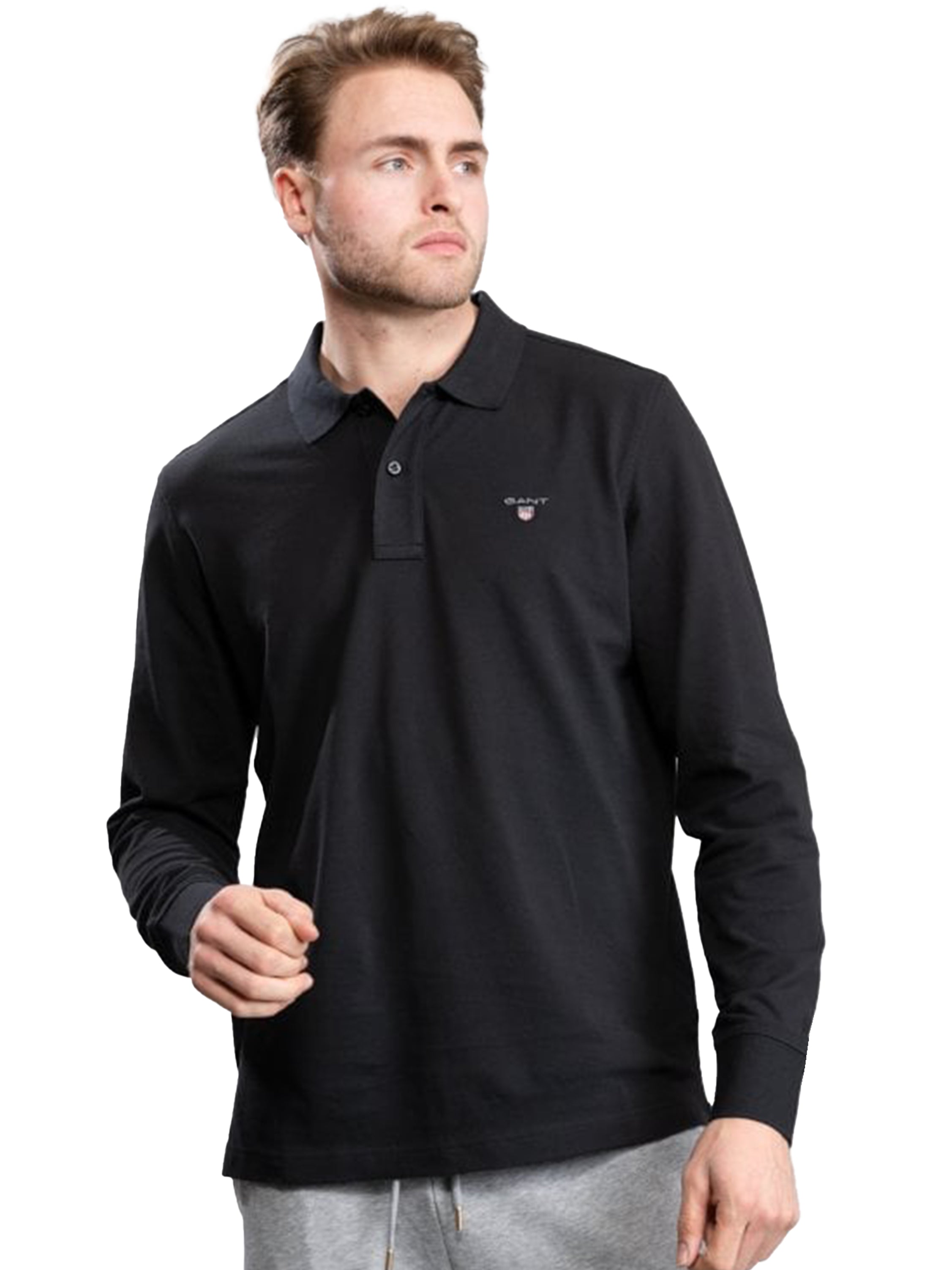 Gant | Mens Long Sleeve Polo Shirt