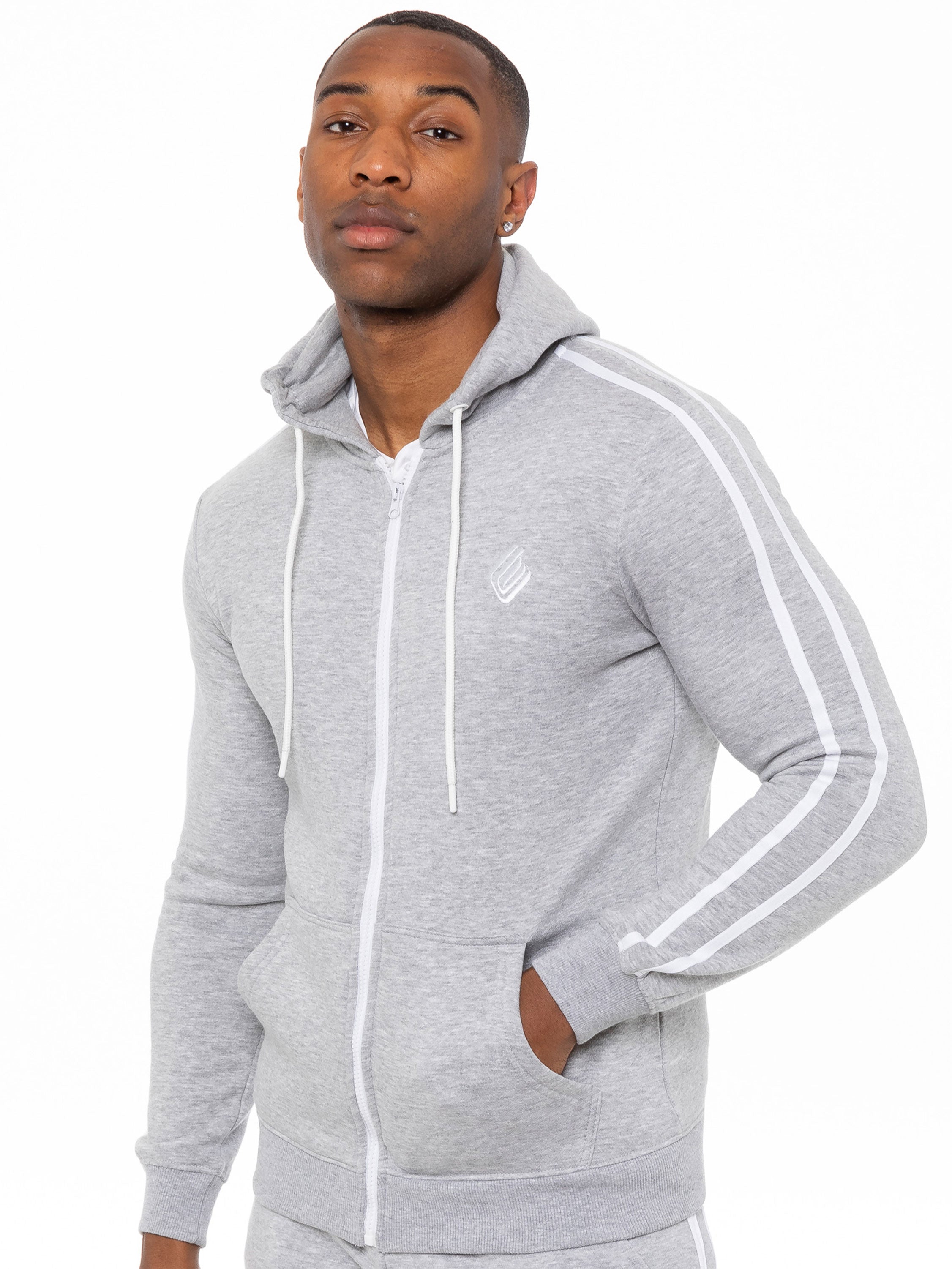 Mens Casual Zip Up Tracksuit Jacket | Enzo Designer Menswear