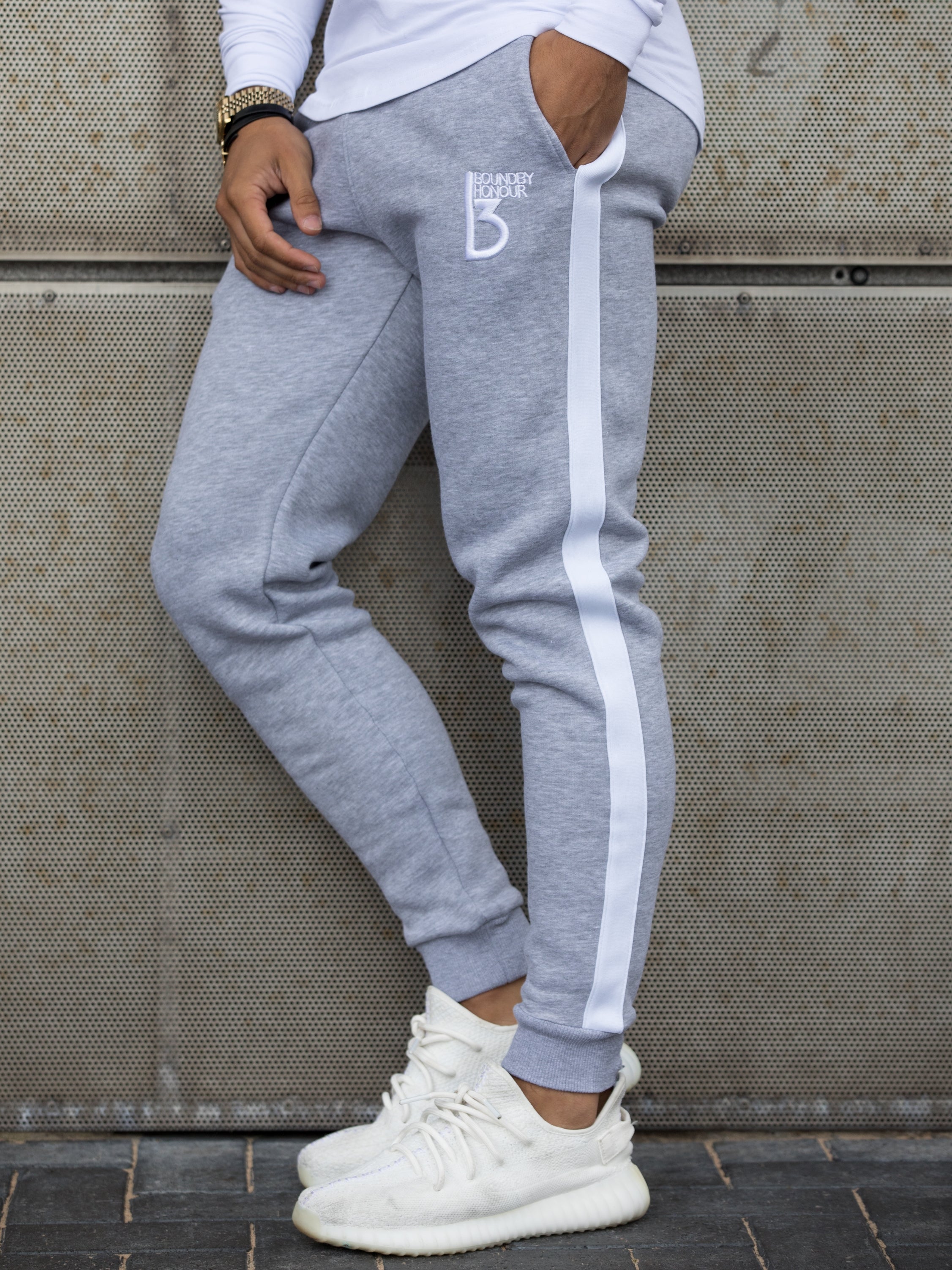 Radiate Tracksuit Bottom With Tape Detail | Bound By Honour