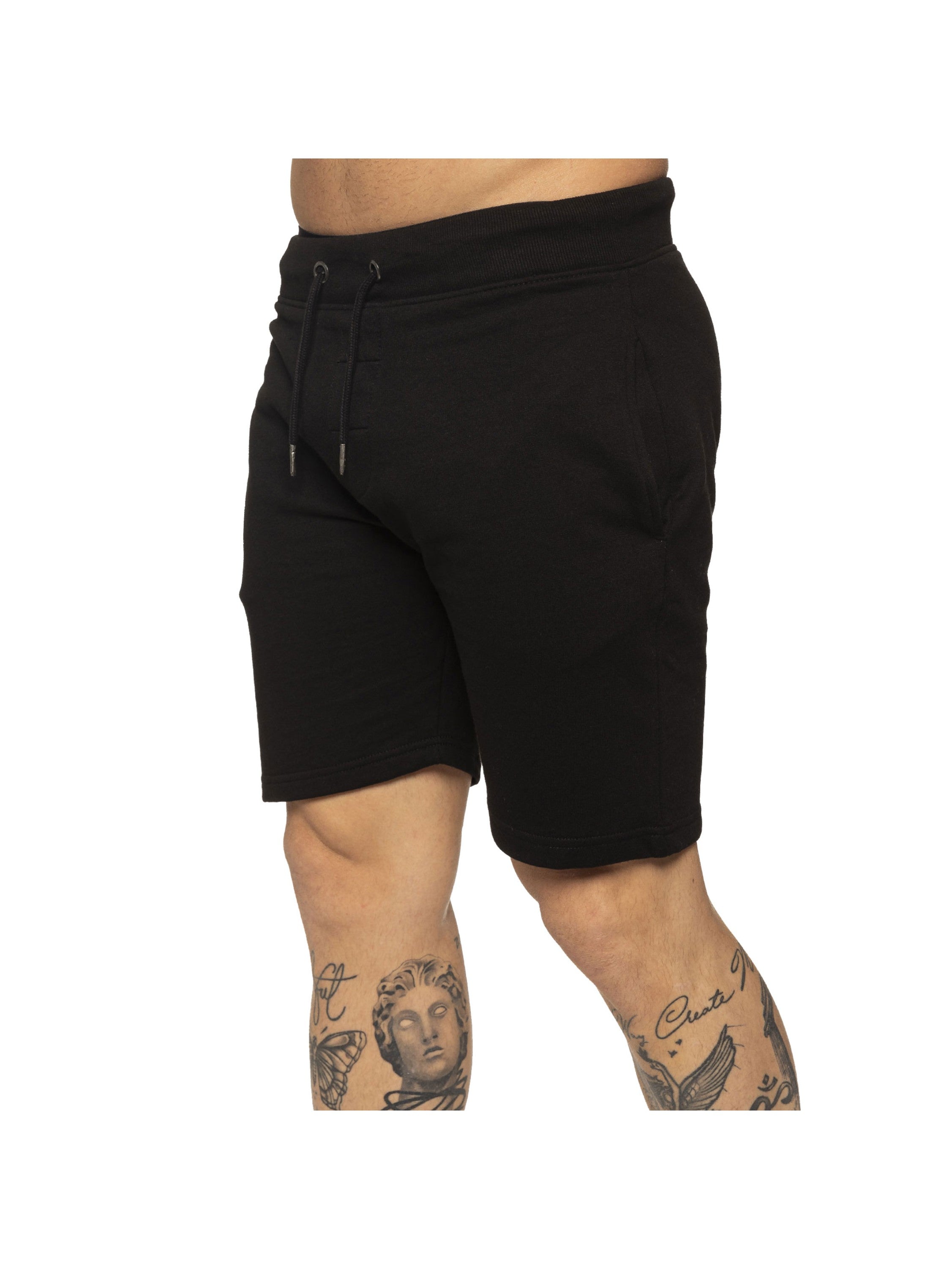 Mens Fleece Elasticated Jogger Shorts | Kruze Designer Menswear