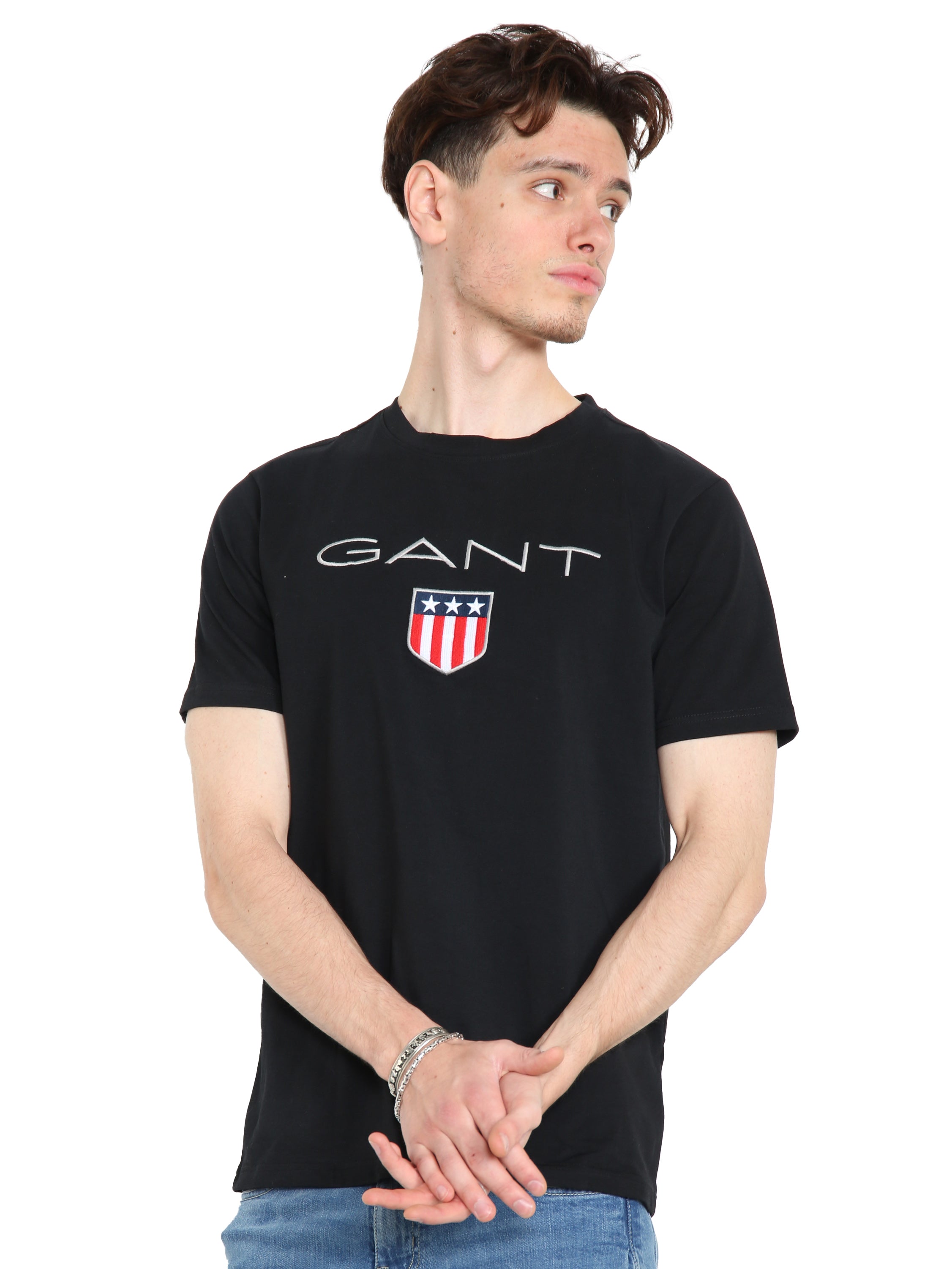 Gant Big Shield | Mens Crew Neck T-Shirts