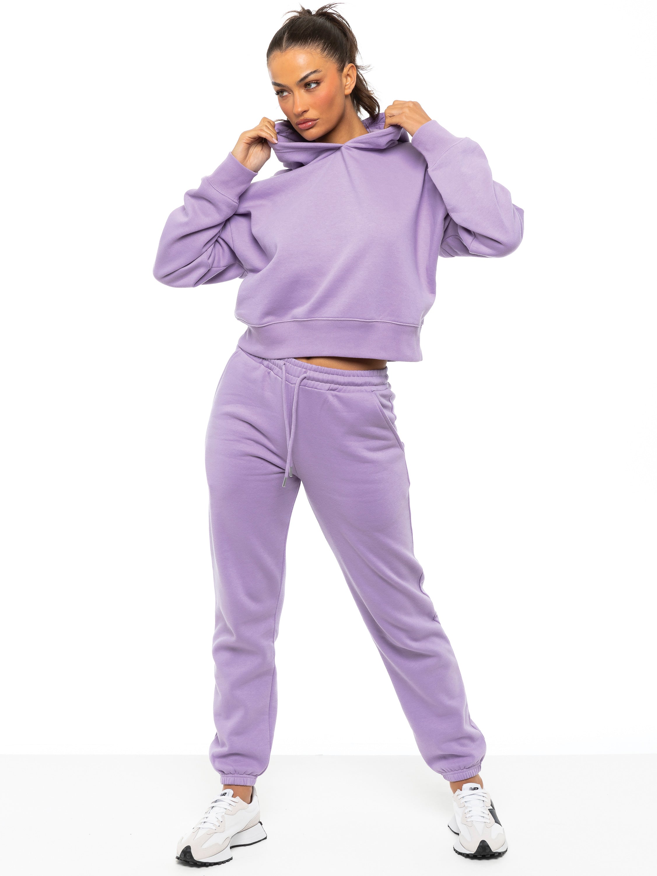 enzo | womens cropped hoodie tracksuit