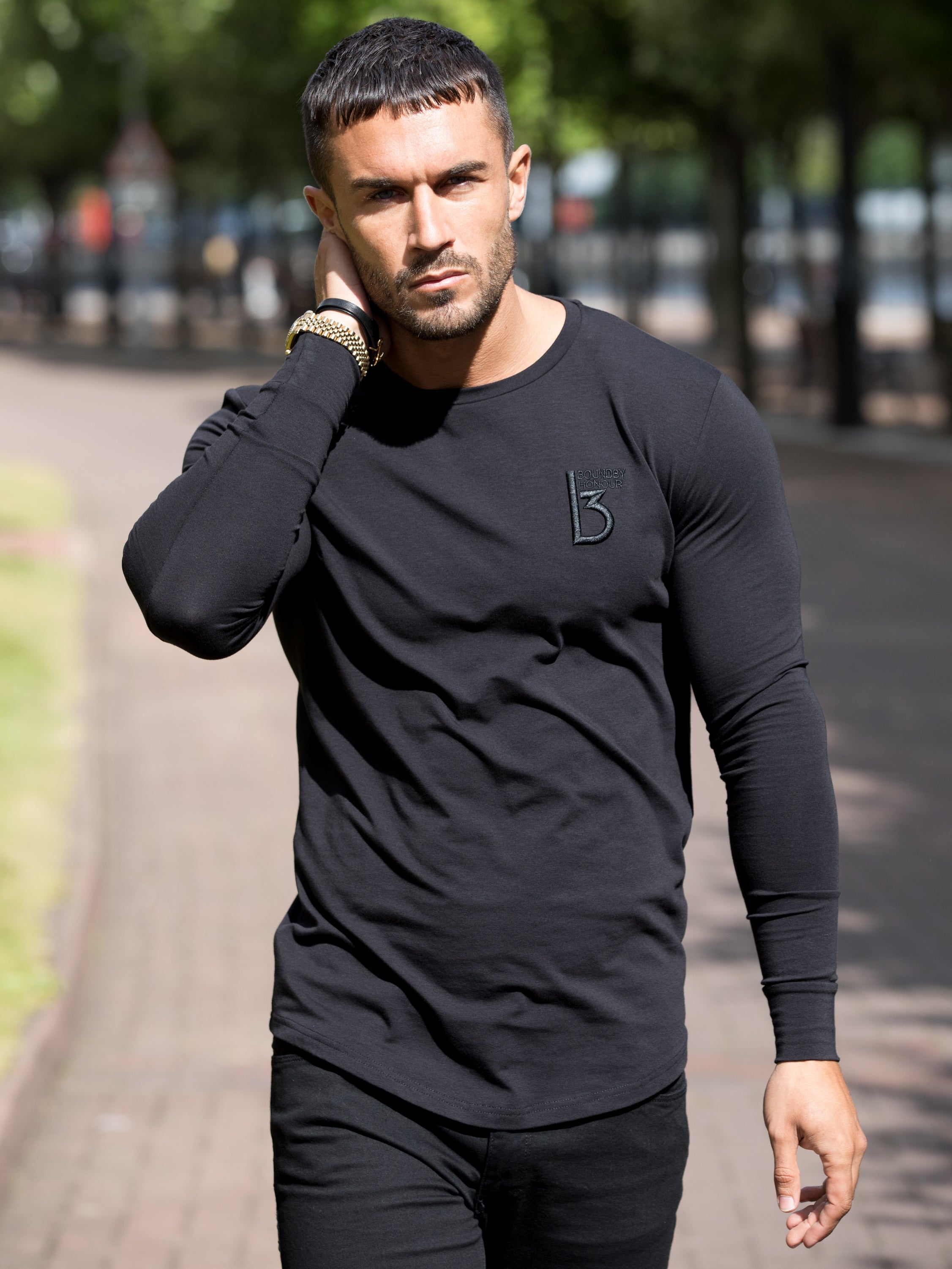 absorb long sleeve t-shirt | bound by honour