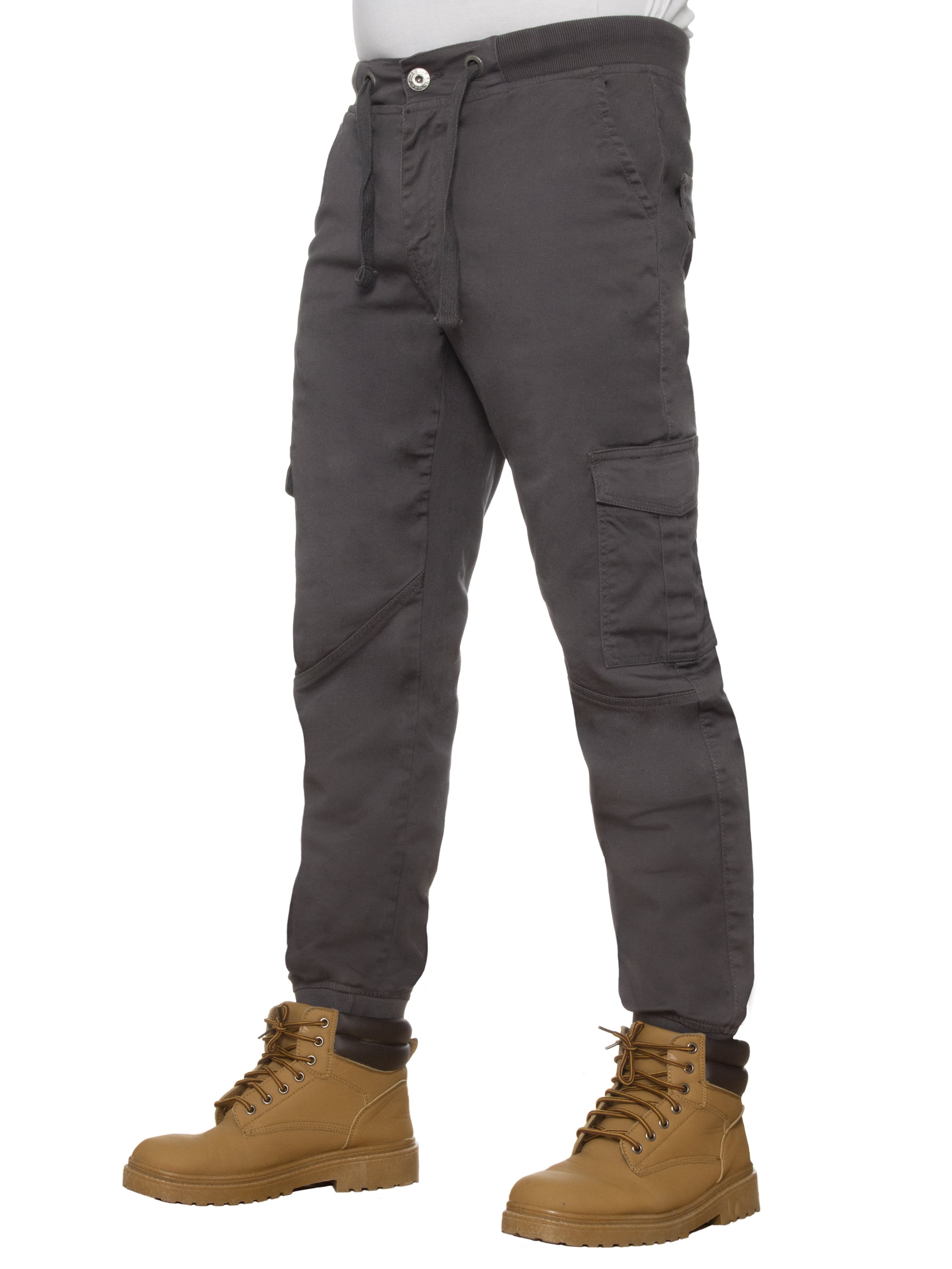 mens cuffed combat basic jeans | enzo designer menswear