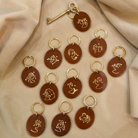 Zodiac Key Ring