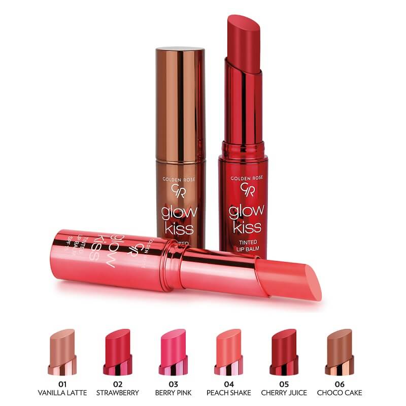 Lip balm Glow Kiss Golden Rose 3g | e-Color.gr :: On-line Shop | Καλλυντικά  - Προϊόντα Αισθητικής & Κομμωτηρίου