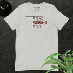 Patience Persistance Prière Chrétienne Religieuse T-shirt