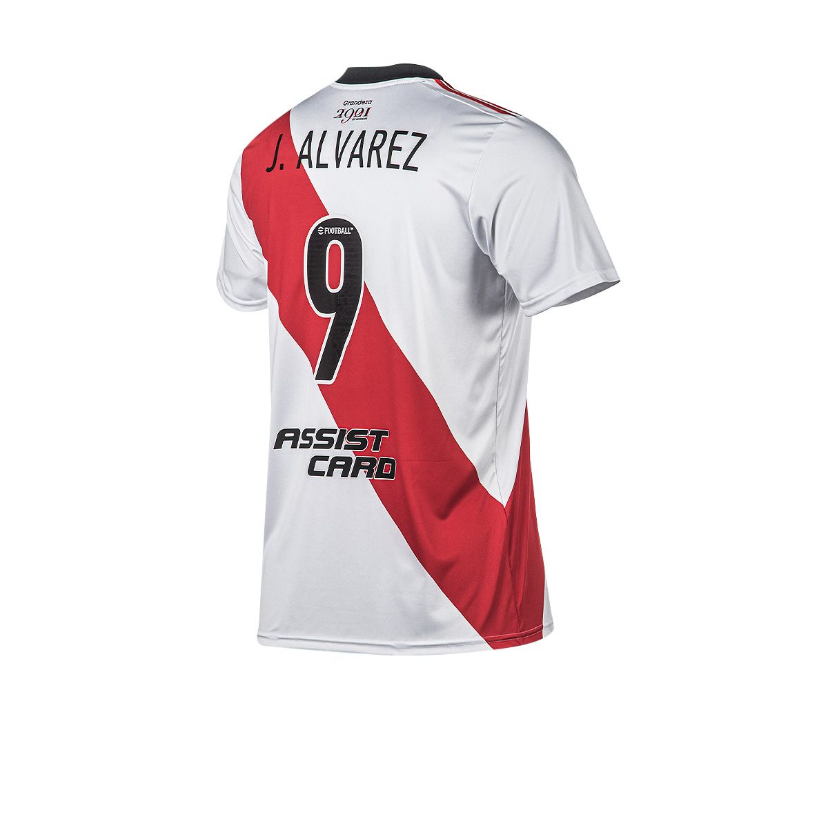 CAMISETA RIVER ADIDAS OFICIAL JULIAN ALVAREZ 9 BLANCA