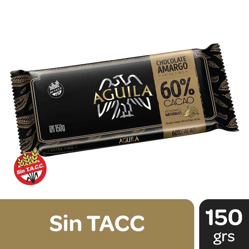 Chocolate Aguila 60% Cacao 150 grs – Argentina4you