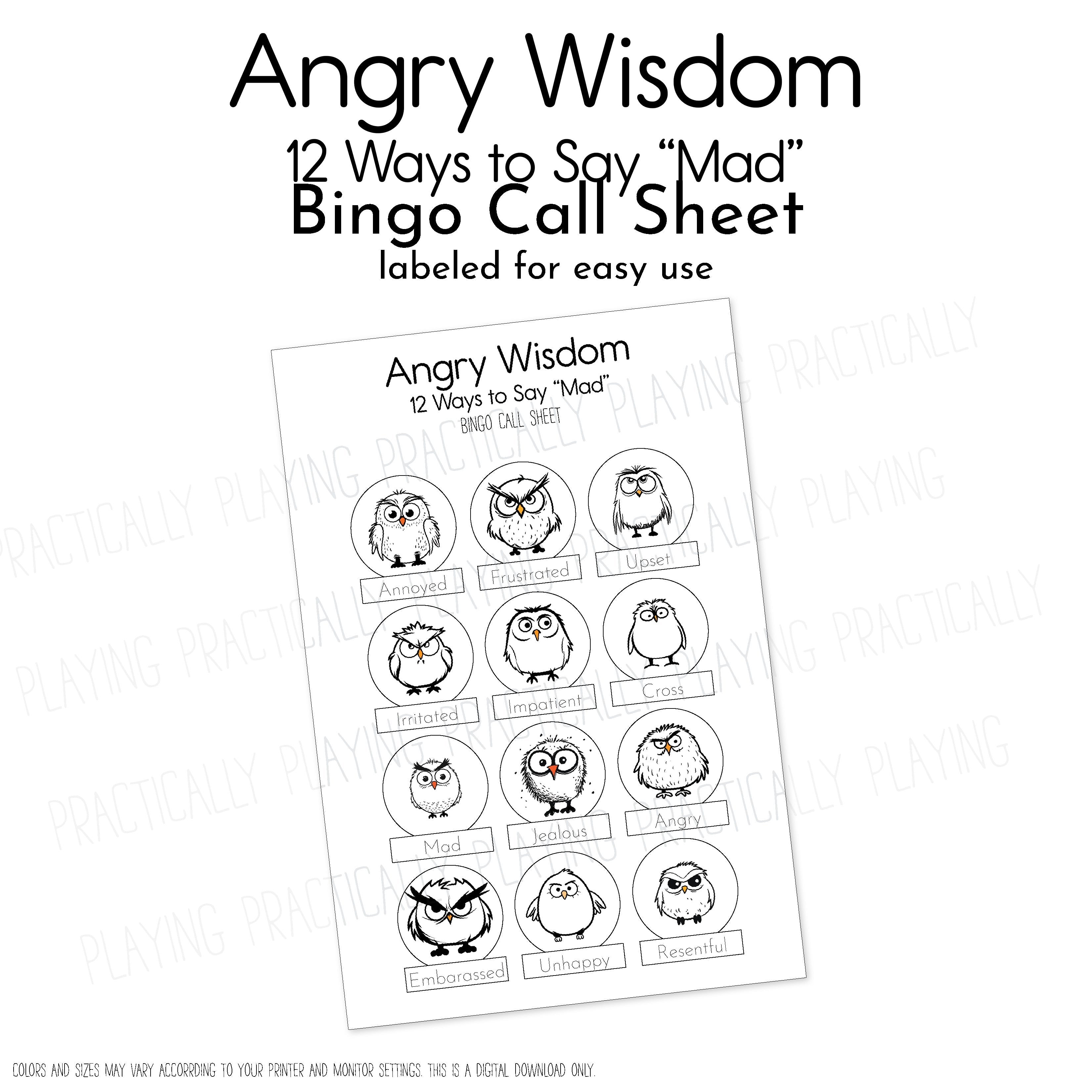 Angry Owls Game Essentials Pack- CRICUT PRINT AND CUT