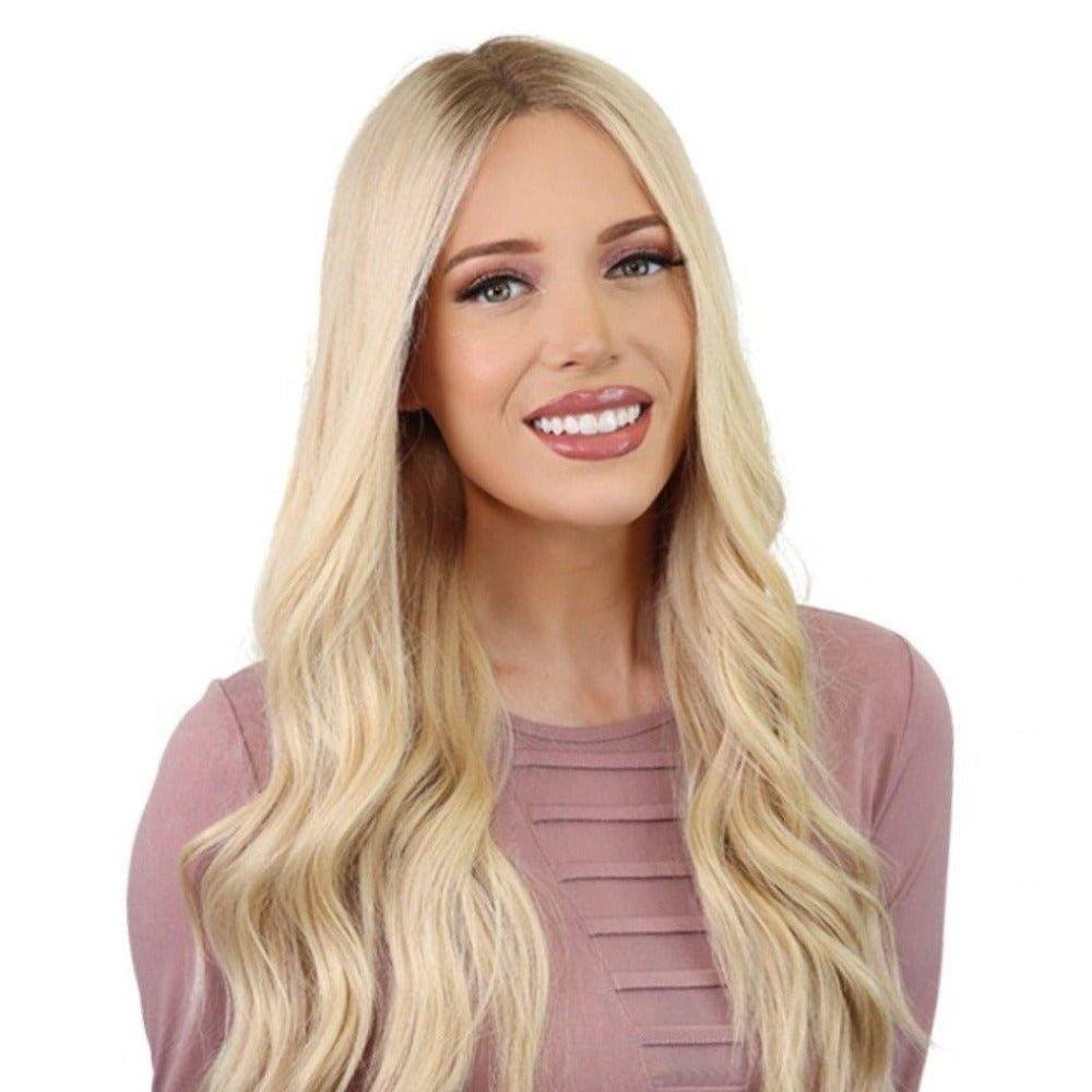 Image of 24" Divine Lace Top Wig Platinum Blonde