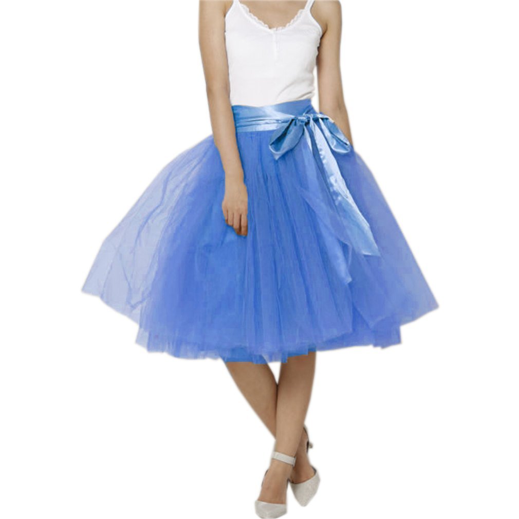 Tulle Tutu Skirt For Women A Line Short Knee Length 20+ Colors PC06 ...