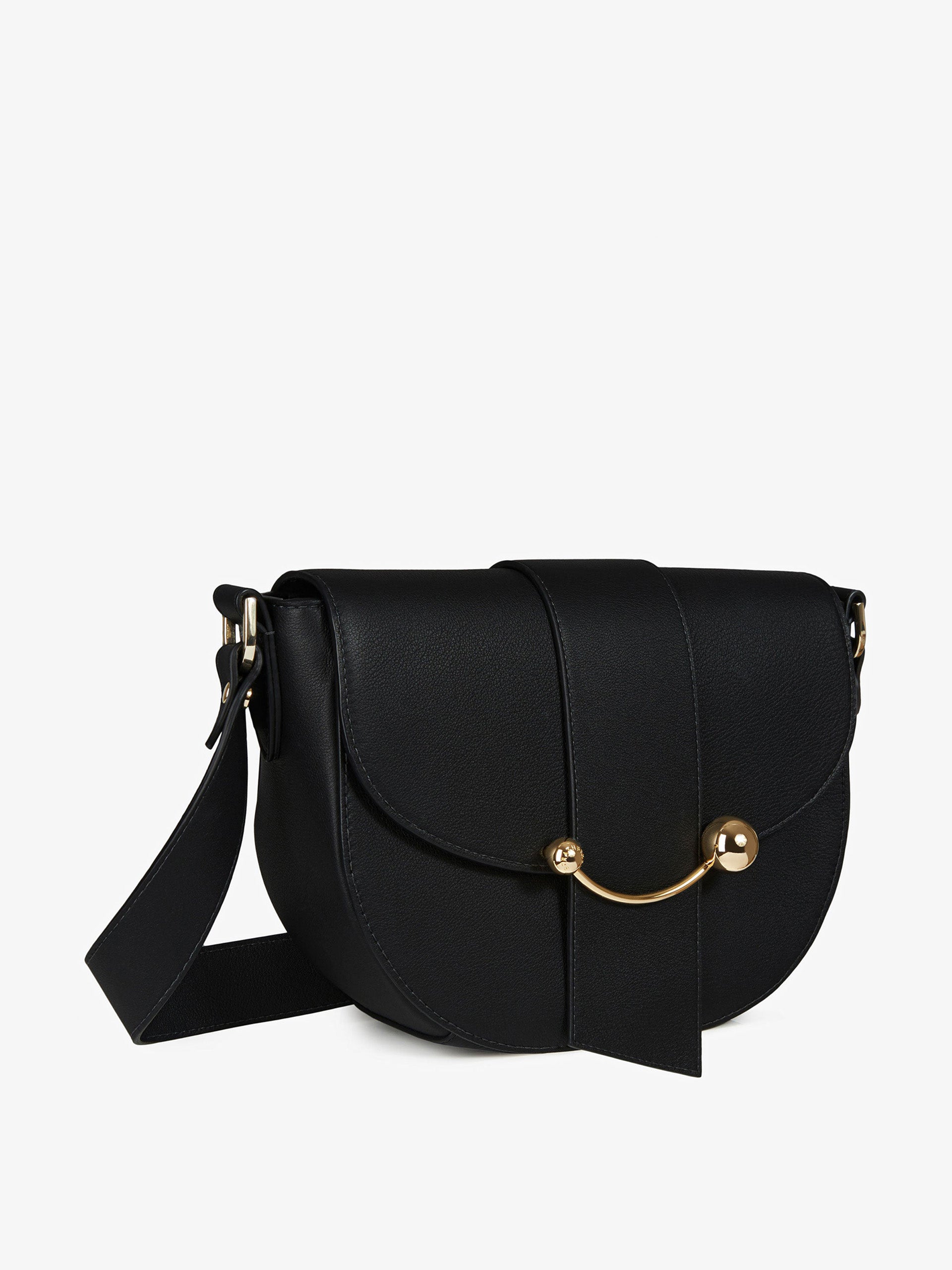 Black Crescent satchel bag - Collagerie