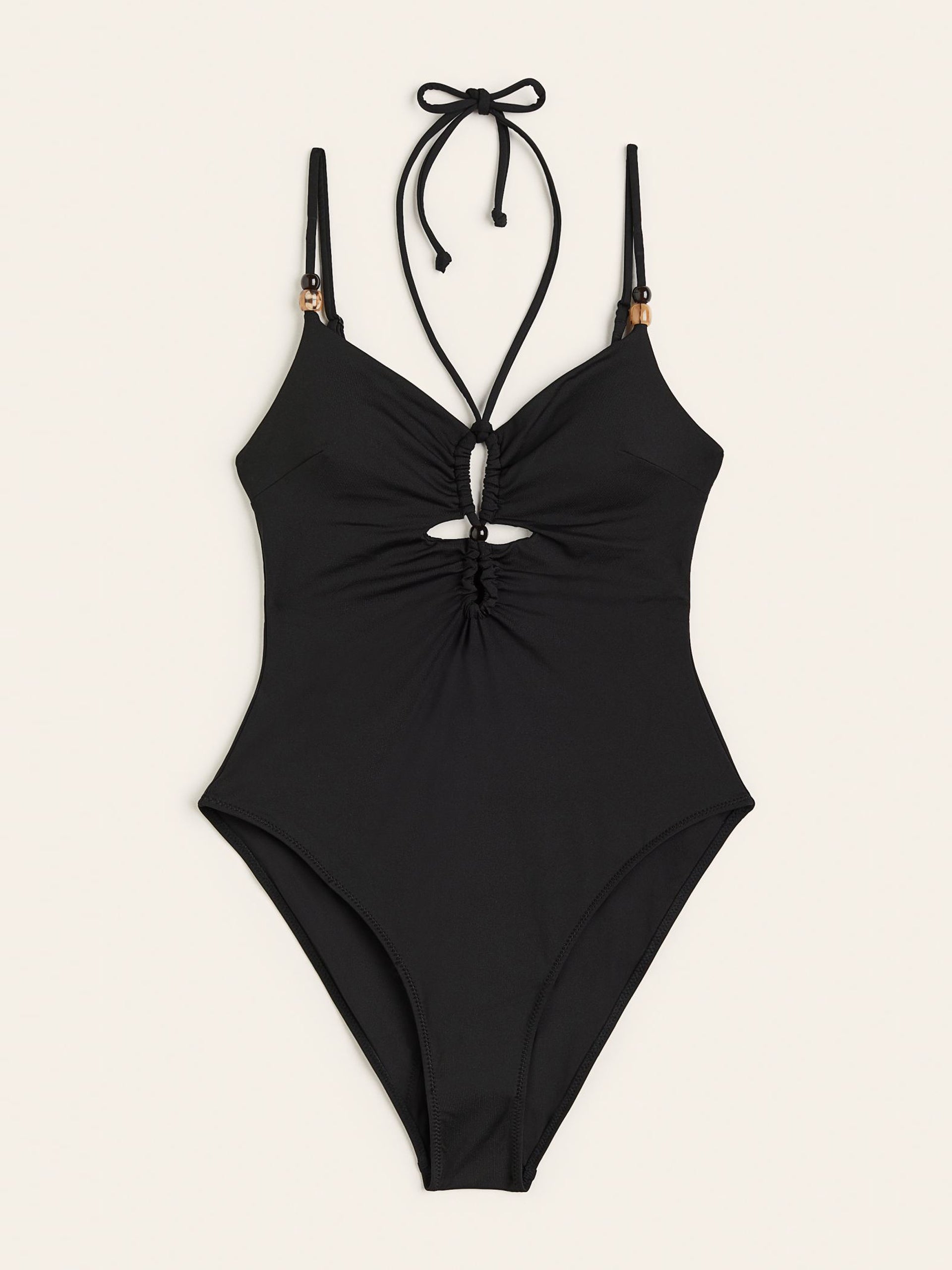 Black high-leg swimsuit - Collagerie