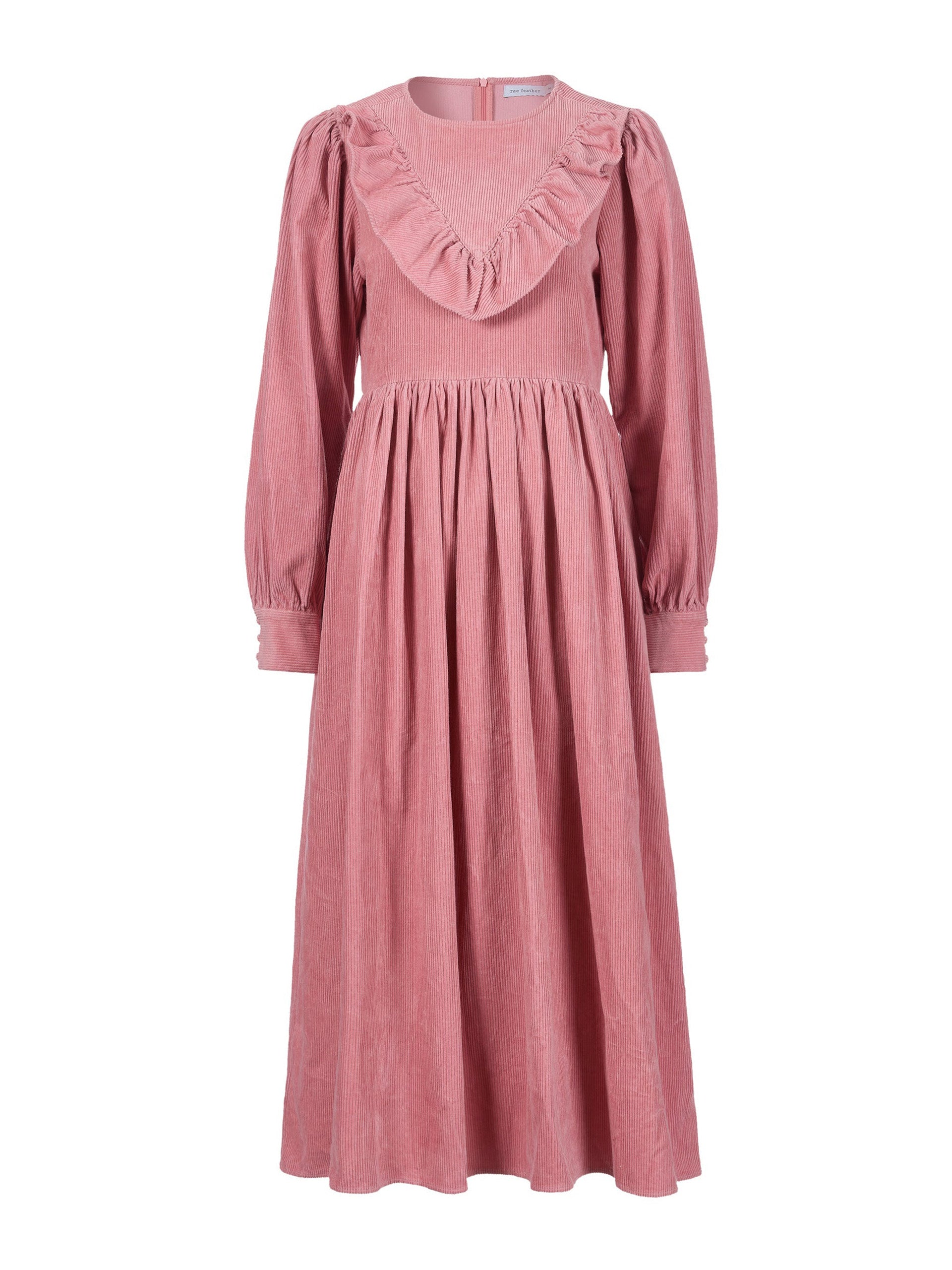 Rose pink Dylan corduroy dress - Collagerie