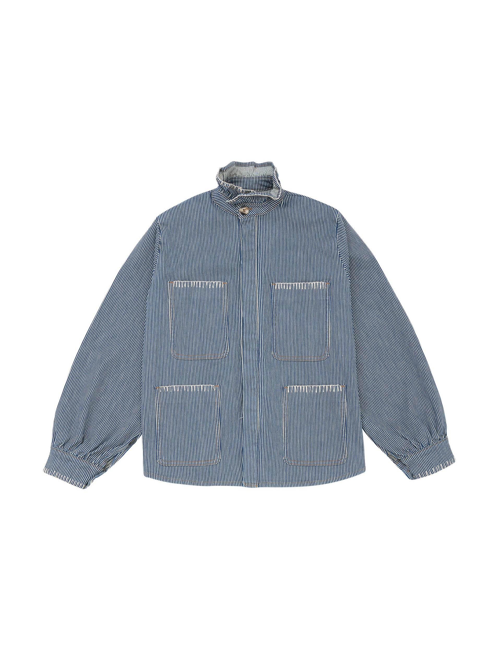 Pablo jacket in striped denim - Collagerie