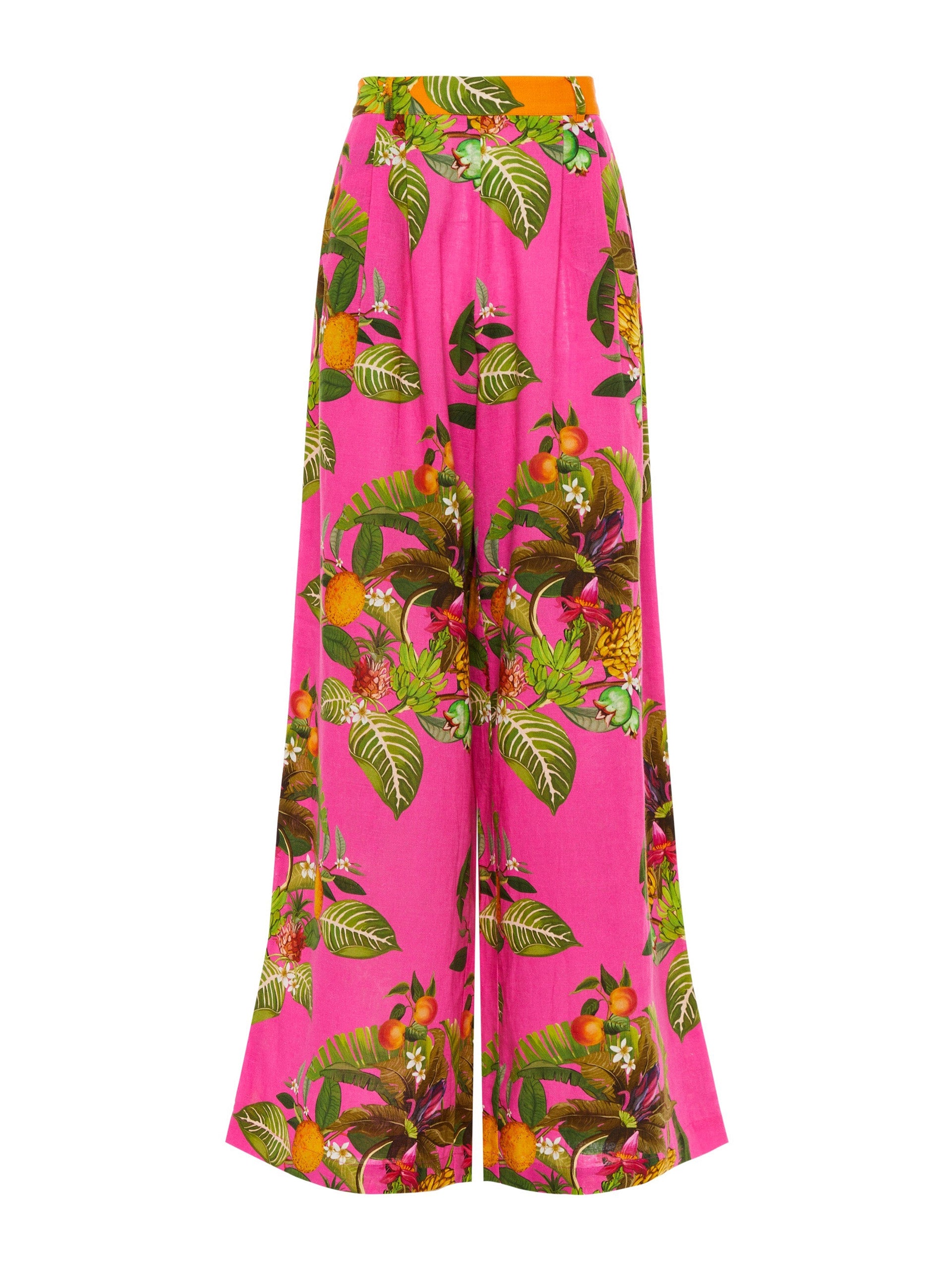 アイレネ　Garden Print Trousers　34