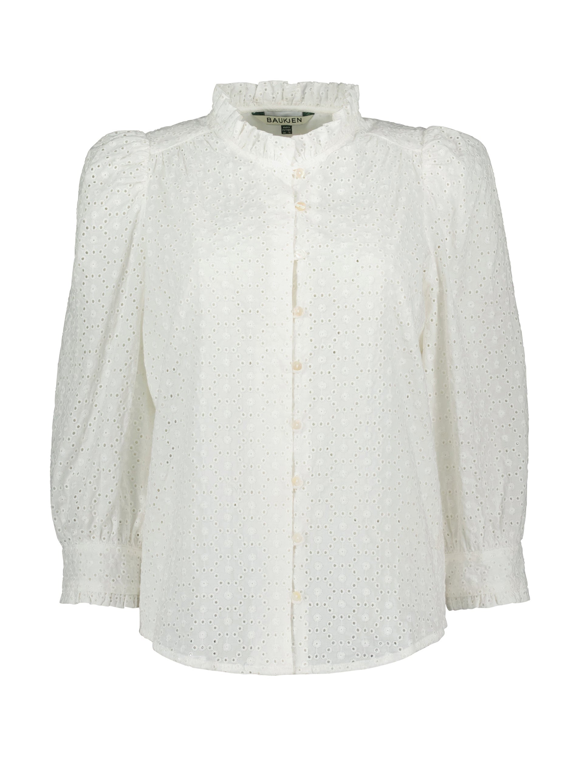 Ishbel white organic cotton blouse - Collagerie
