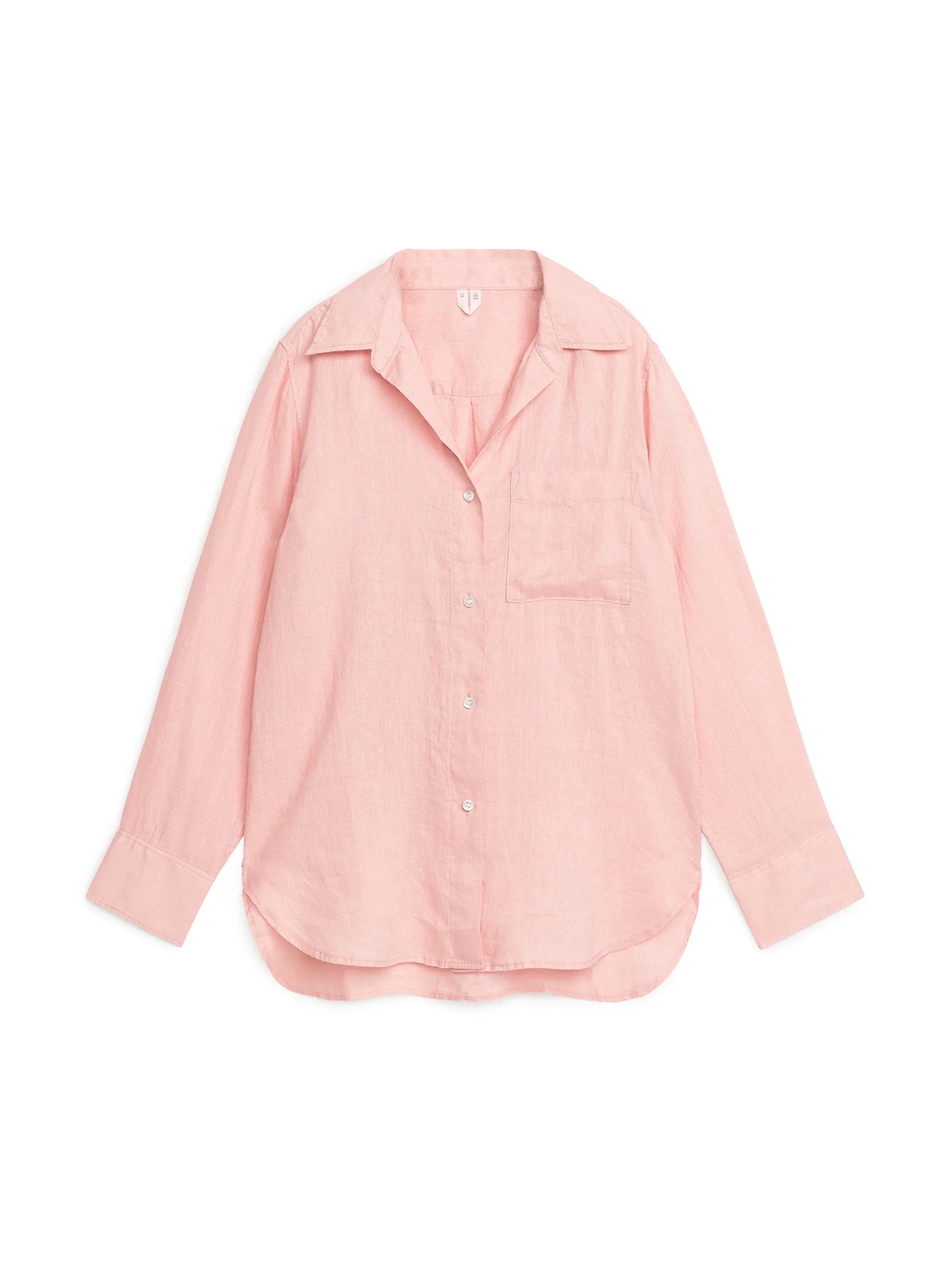 Peach linen shirt - Collagerie