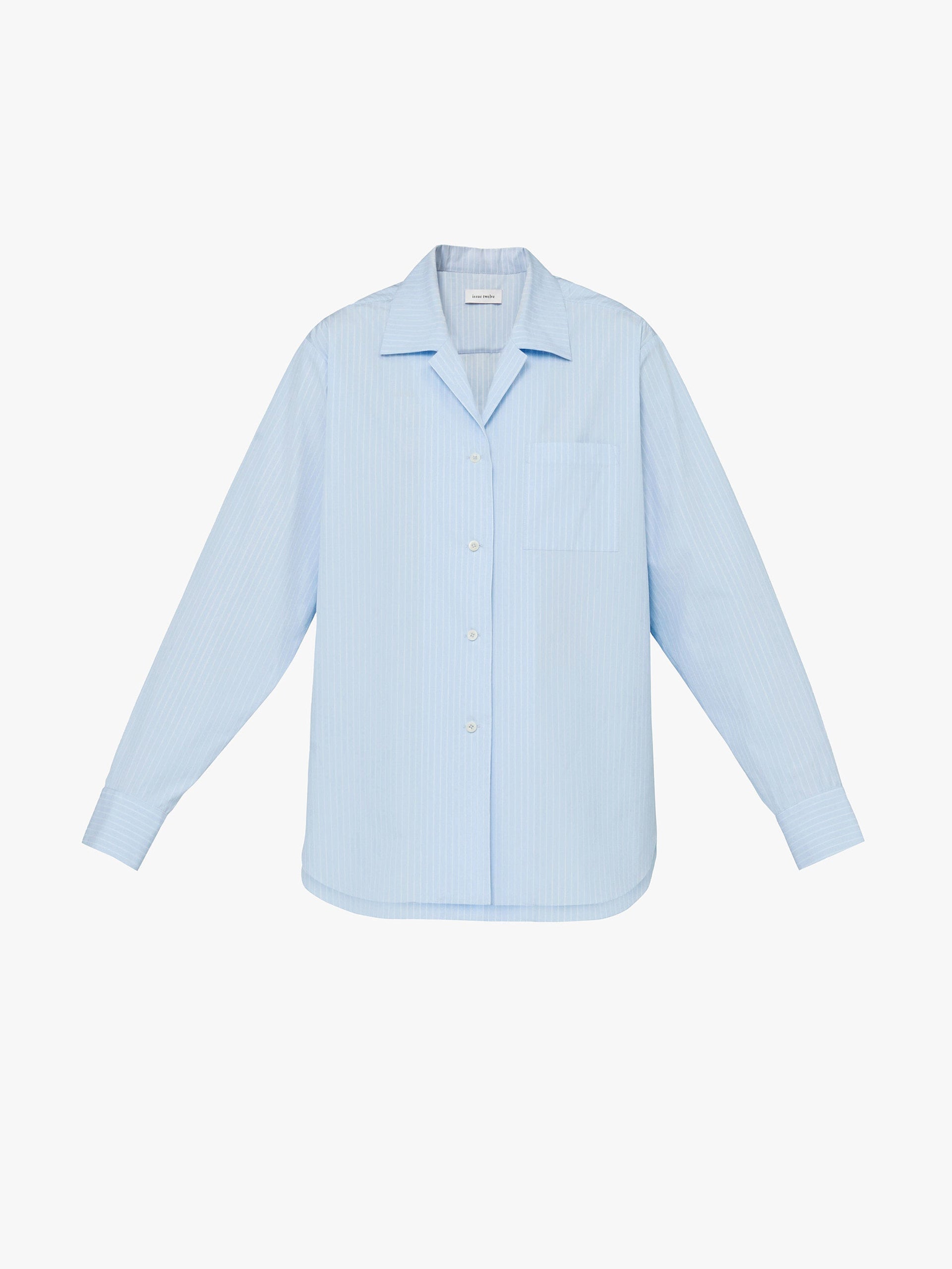 Milo blue organic cotton shirt - Collagerie.com