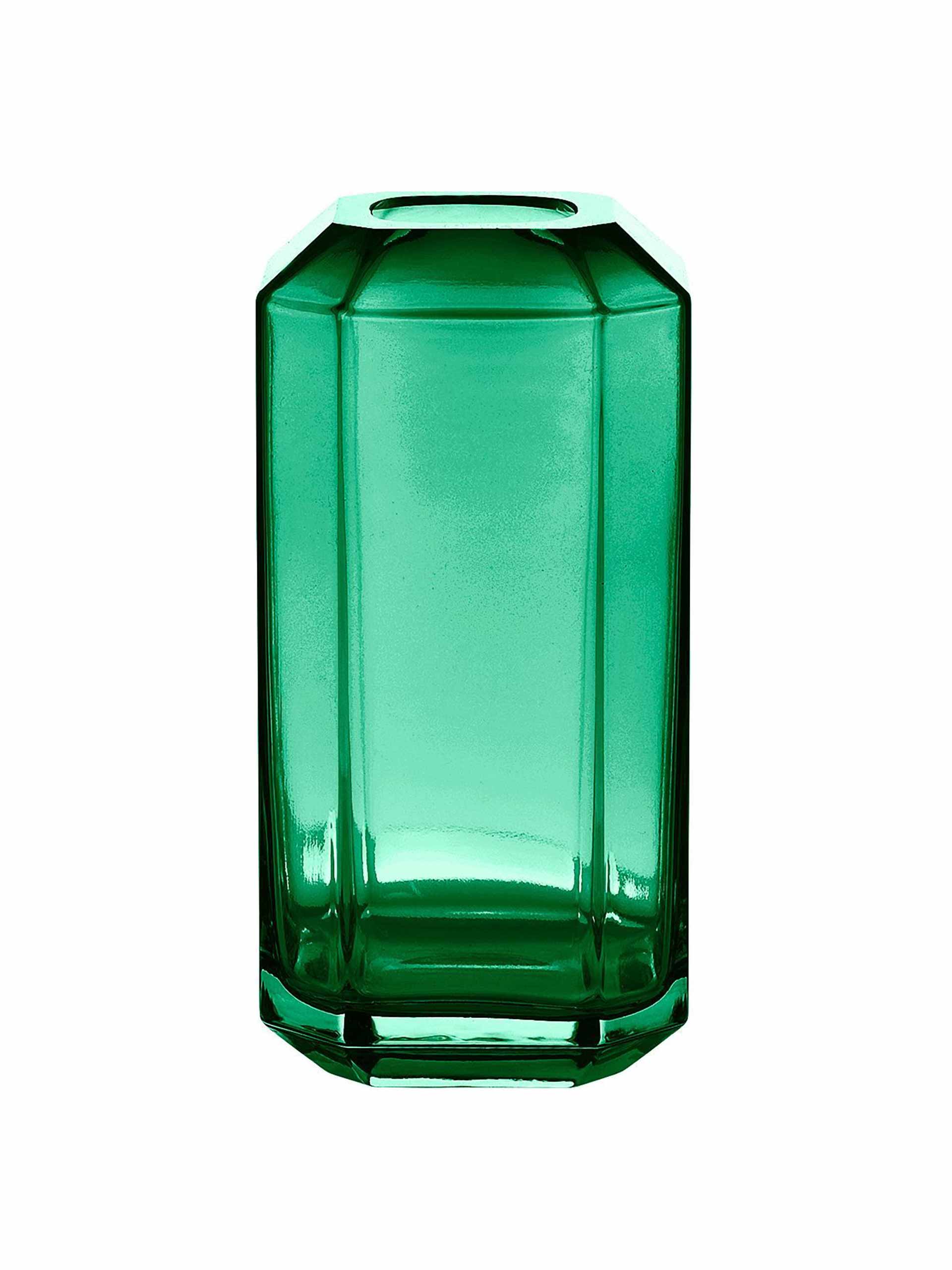 Green glass vase | Collagerie.com