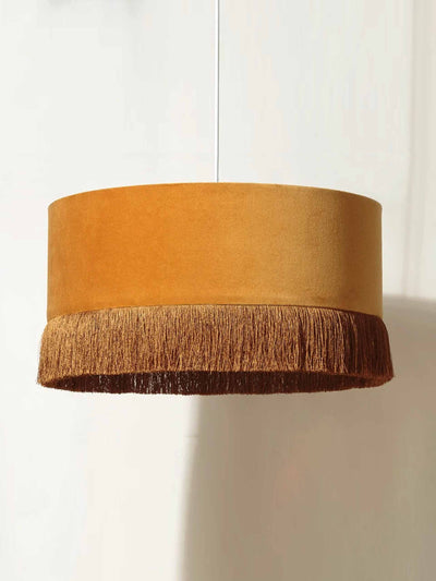 oliver bonas velvet lampshade