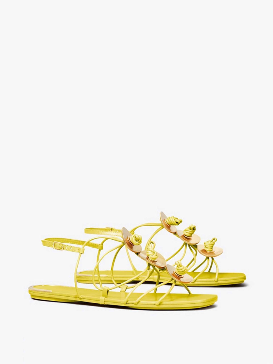 Yellow knotted sandals – Collagerie