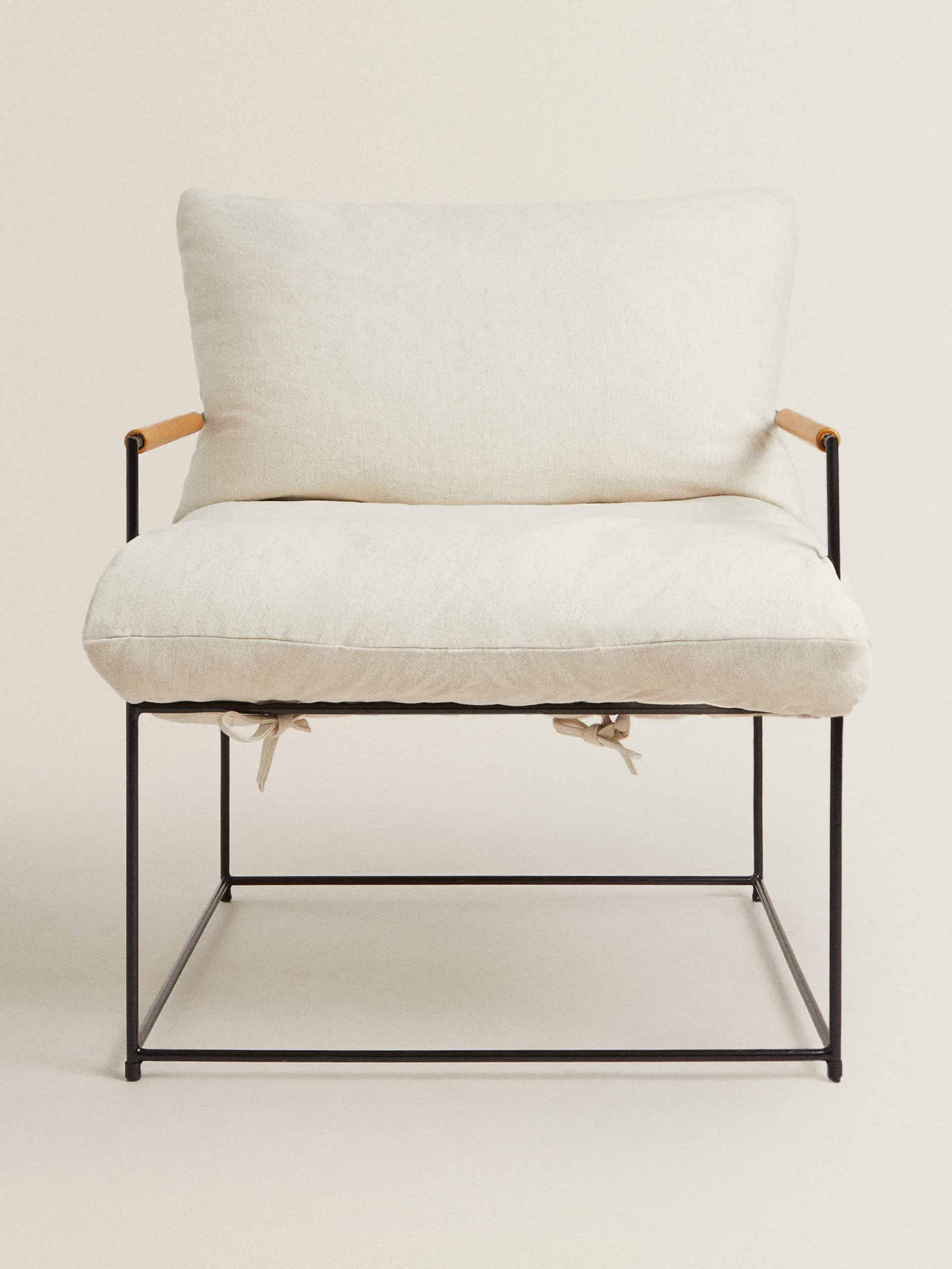 zara metal chair