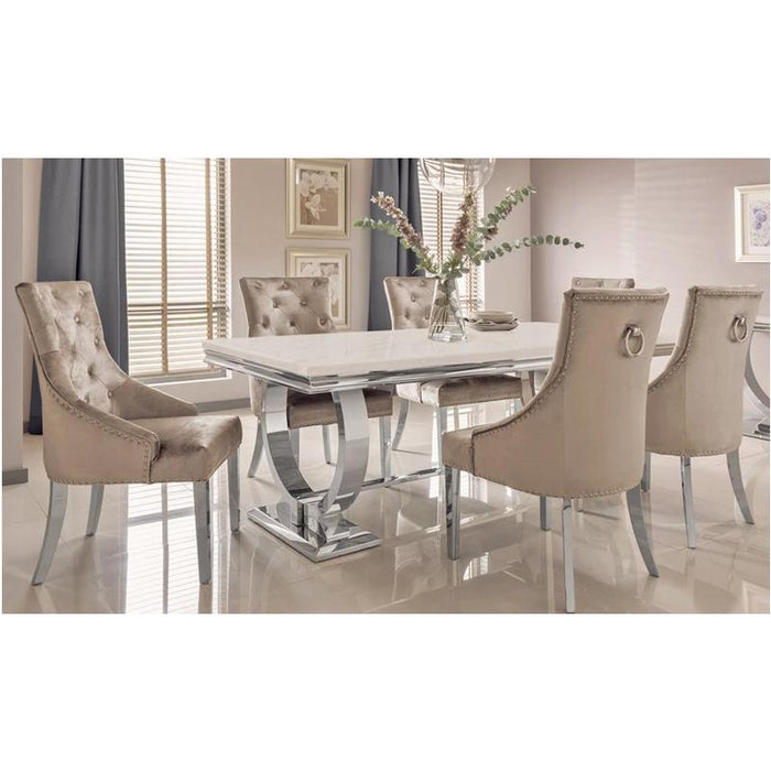 arianna dining table cream