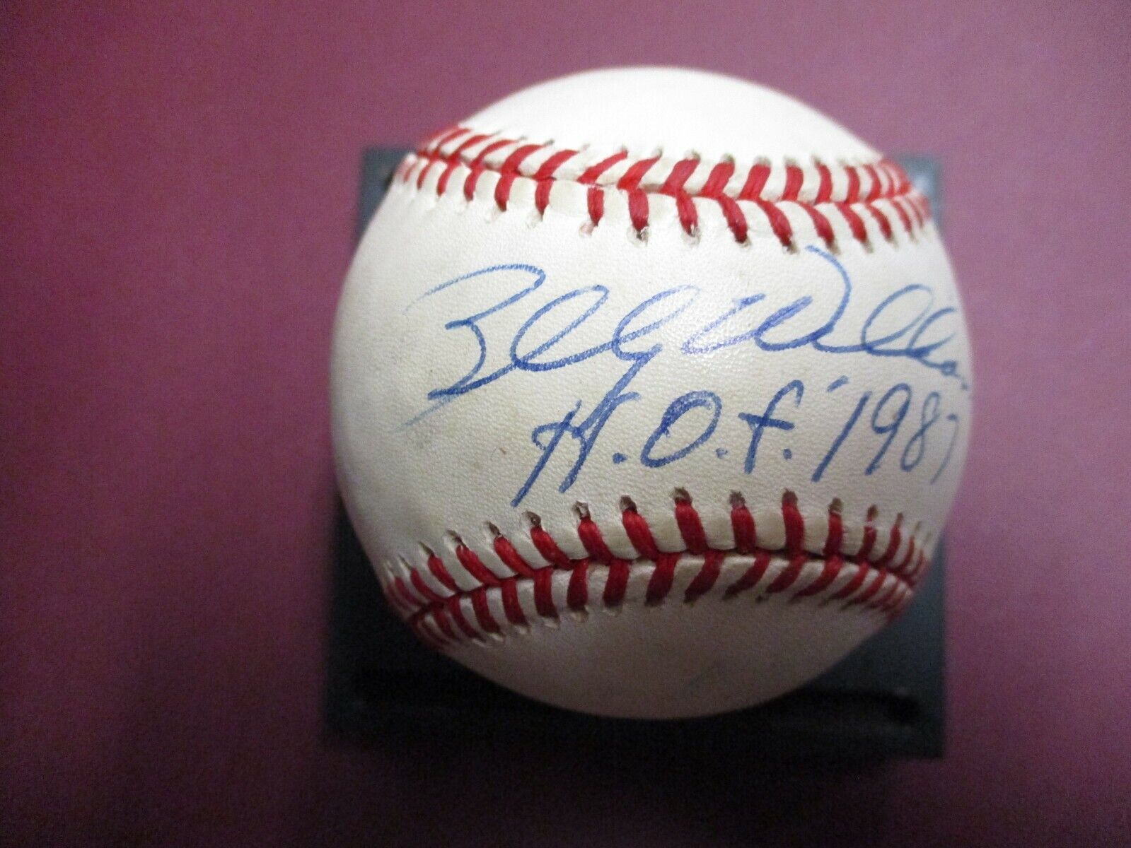 billy williams autograph