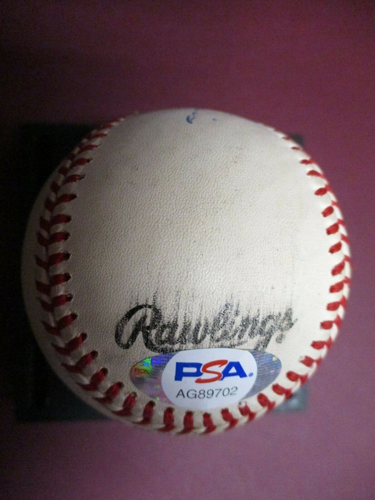 BILLY WILLIAMS / Signed Baseball / COA