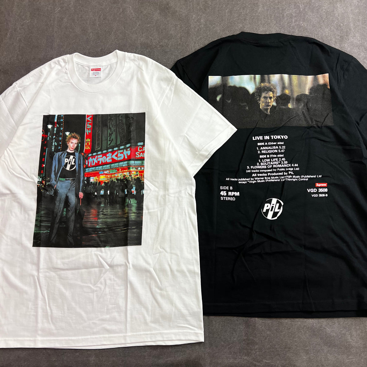 22FW SUPREME PiL shirt シャツ ブラック Mサイズ 日本新品