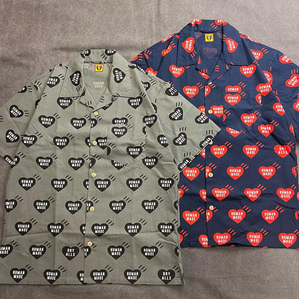 クリアランス格安 HUMAN MADE HEART ALOHA SHIRT safetec.com.br