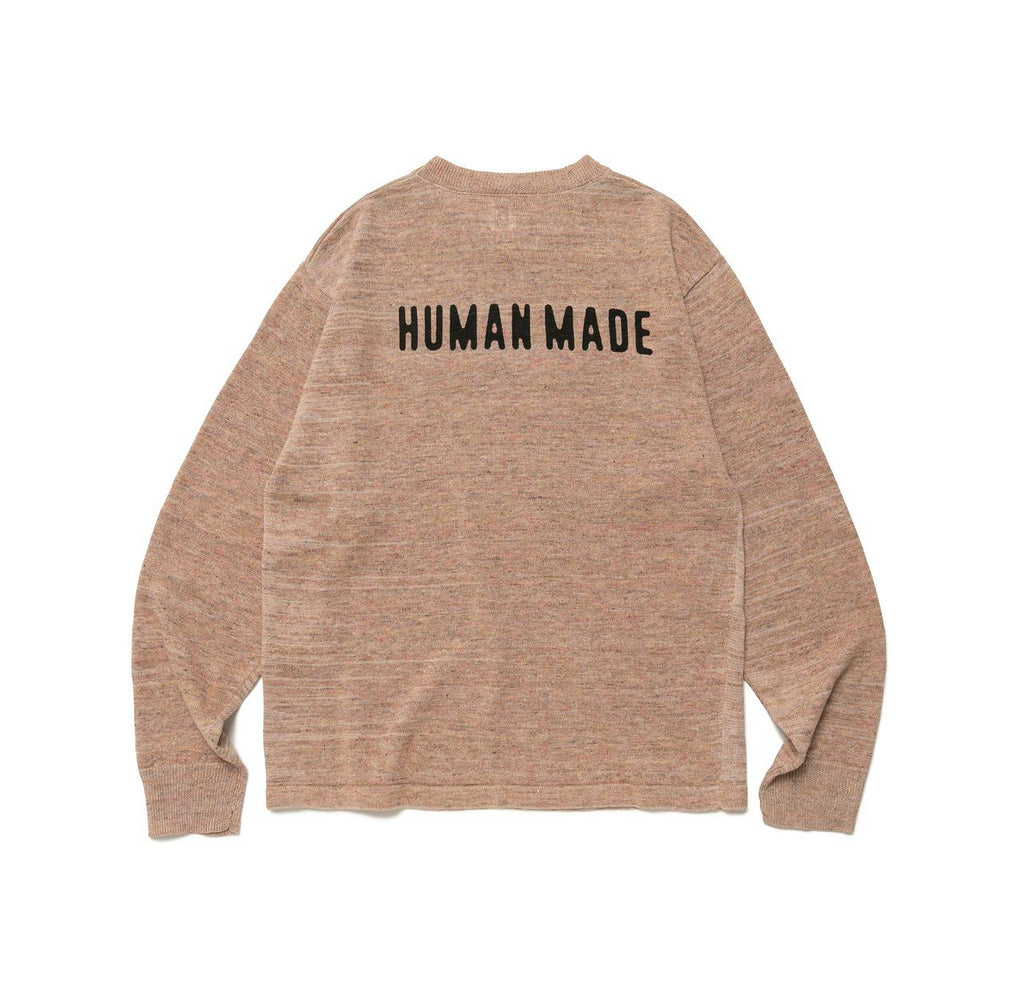 HUMAN MADE LINEN-BLEND KNIT SWEATER – Trade Point_HK