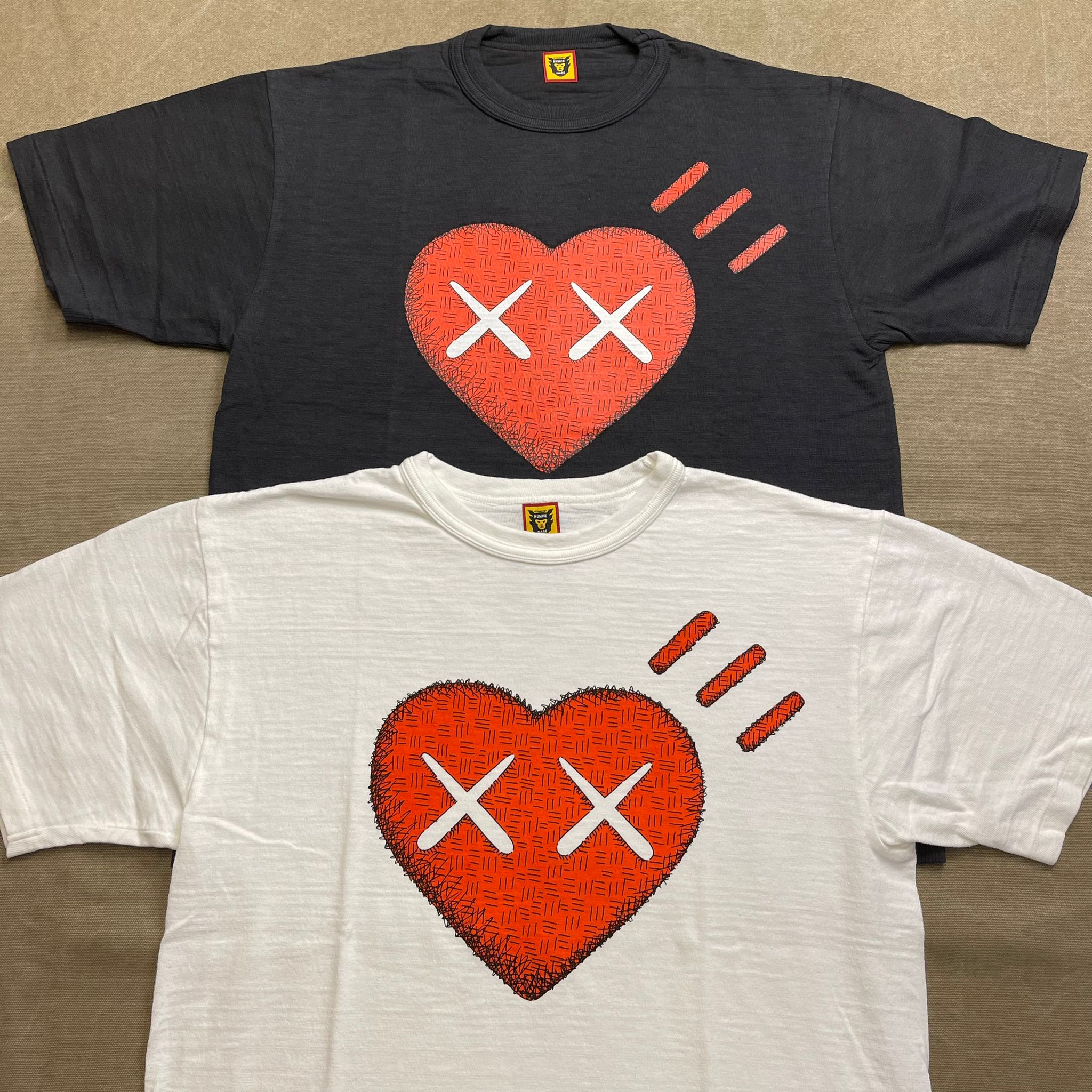 2XL HUMAN MADE X KAWS T-SHIRT KAWS #6 - sorbillomenu.com