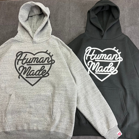 HEART SWEAT HOODIE GRAY HUMANMADE NIGO www.krzysztofbialy.com