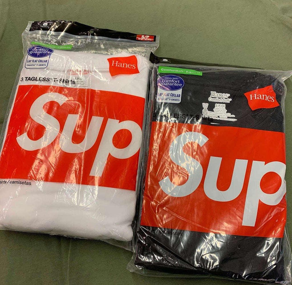 SUPREME HANES TAGLESS TEES(3 PACK) – Trade Point_HK