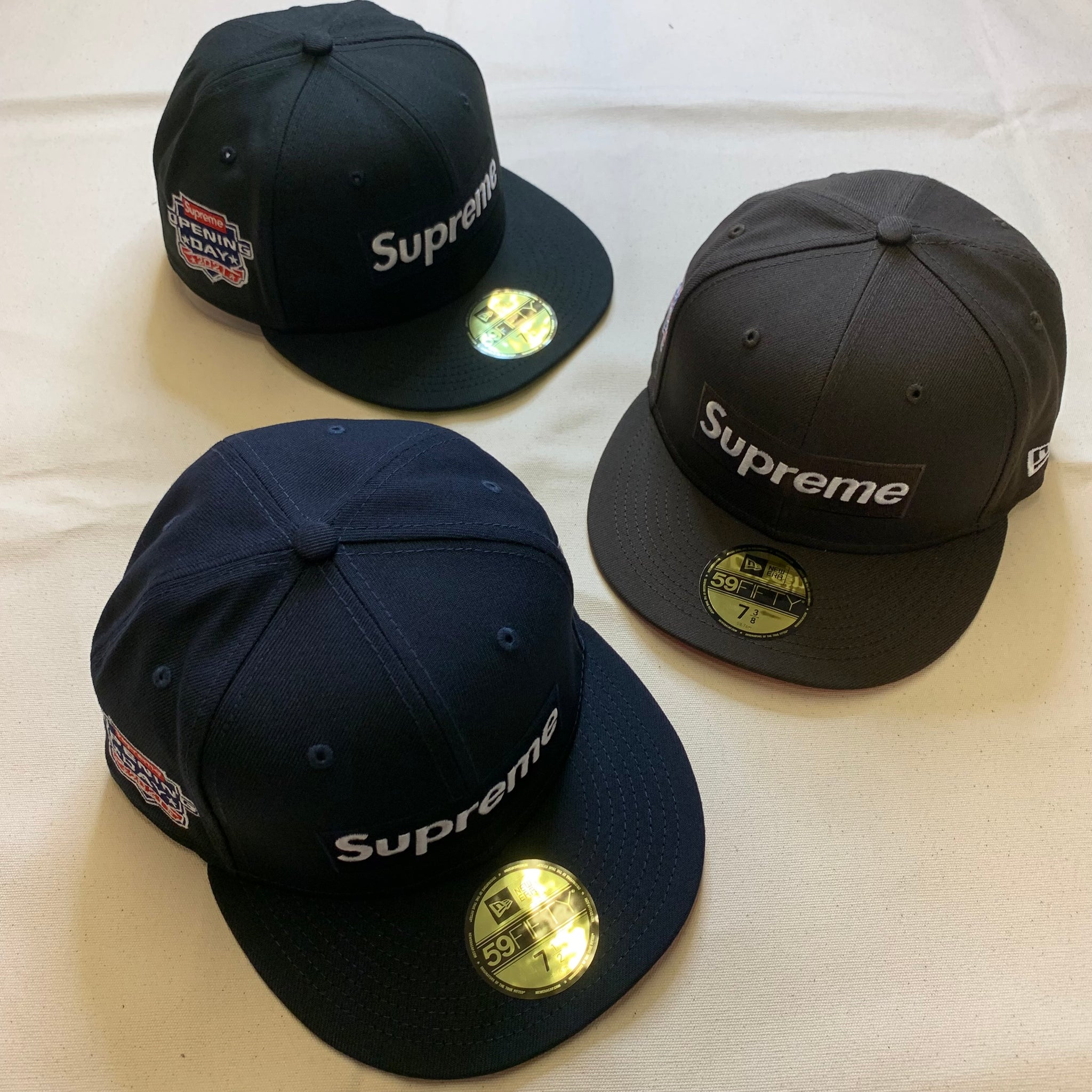 Supreme No Comp Box Logo New Era® 紺 5/8 人気ショップ 7200円 ...