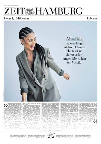 Abina Ntim auf dem Titelbild der Zeit Hamburg