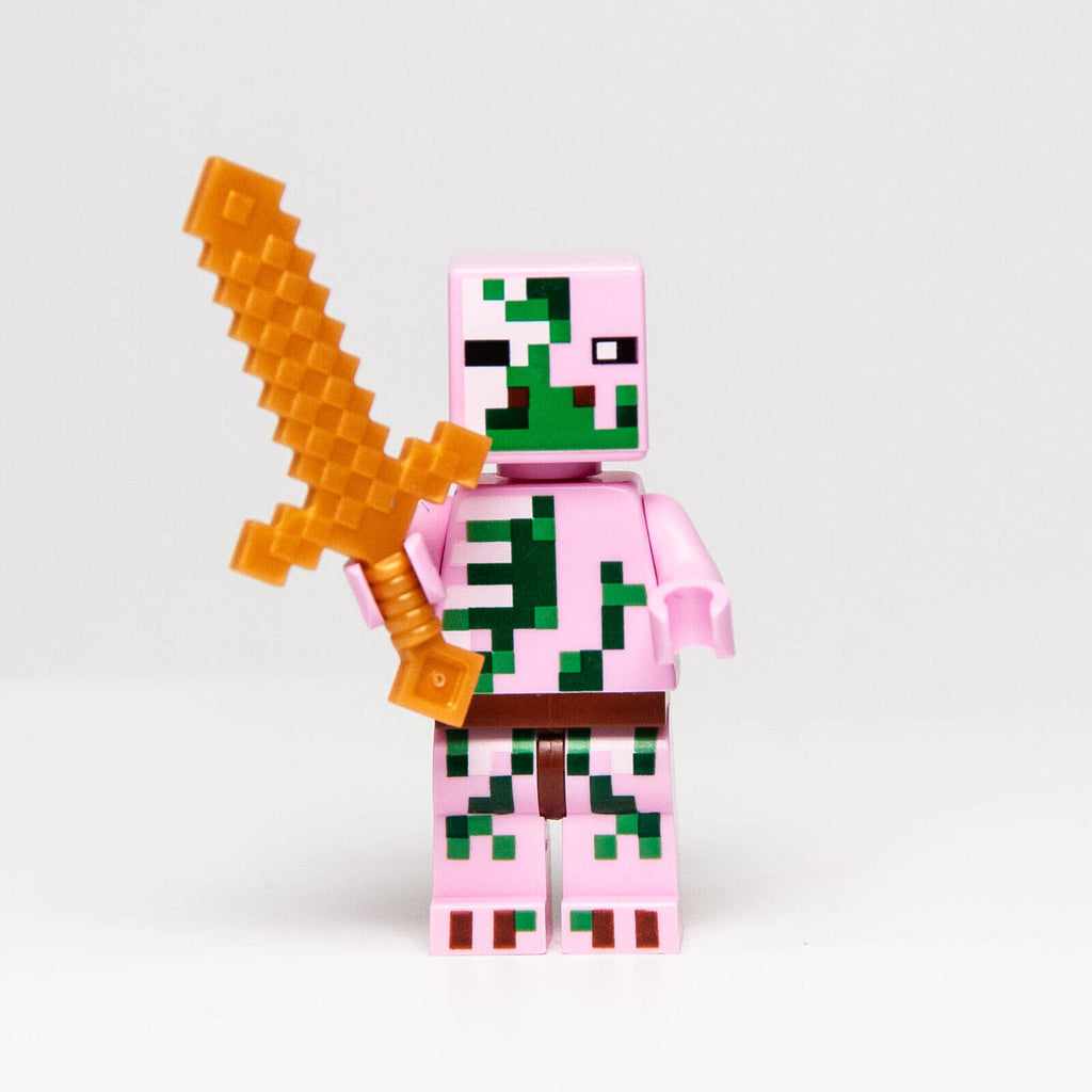 Lego Minecraft Wither Skeleton Minifigure with Sword