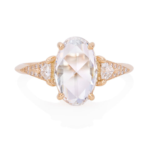 Vale Jewelry OOAK Oval Rose Cut Diamond Severine Ring