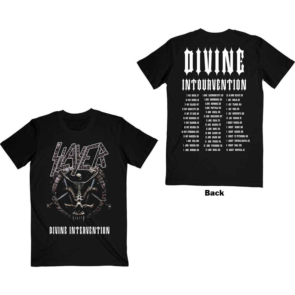 Slayer - Divine Intervention 2014 Dates (T-Shirt)