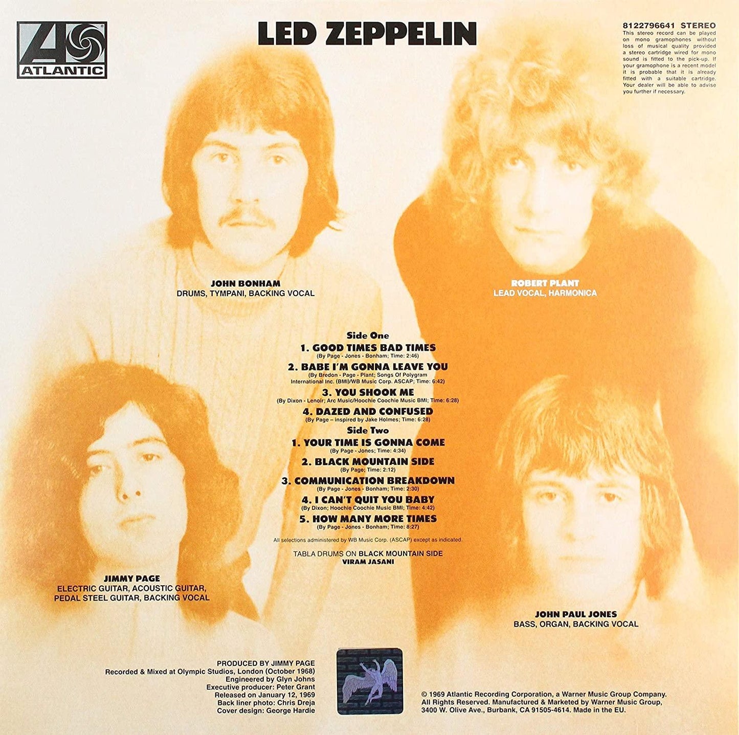 Led Zeppelin - Led Zeppelin I (Remastered, 180 Gram) (LP)#N# – Joco Records